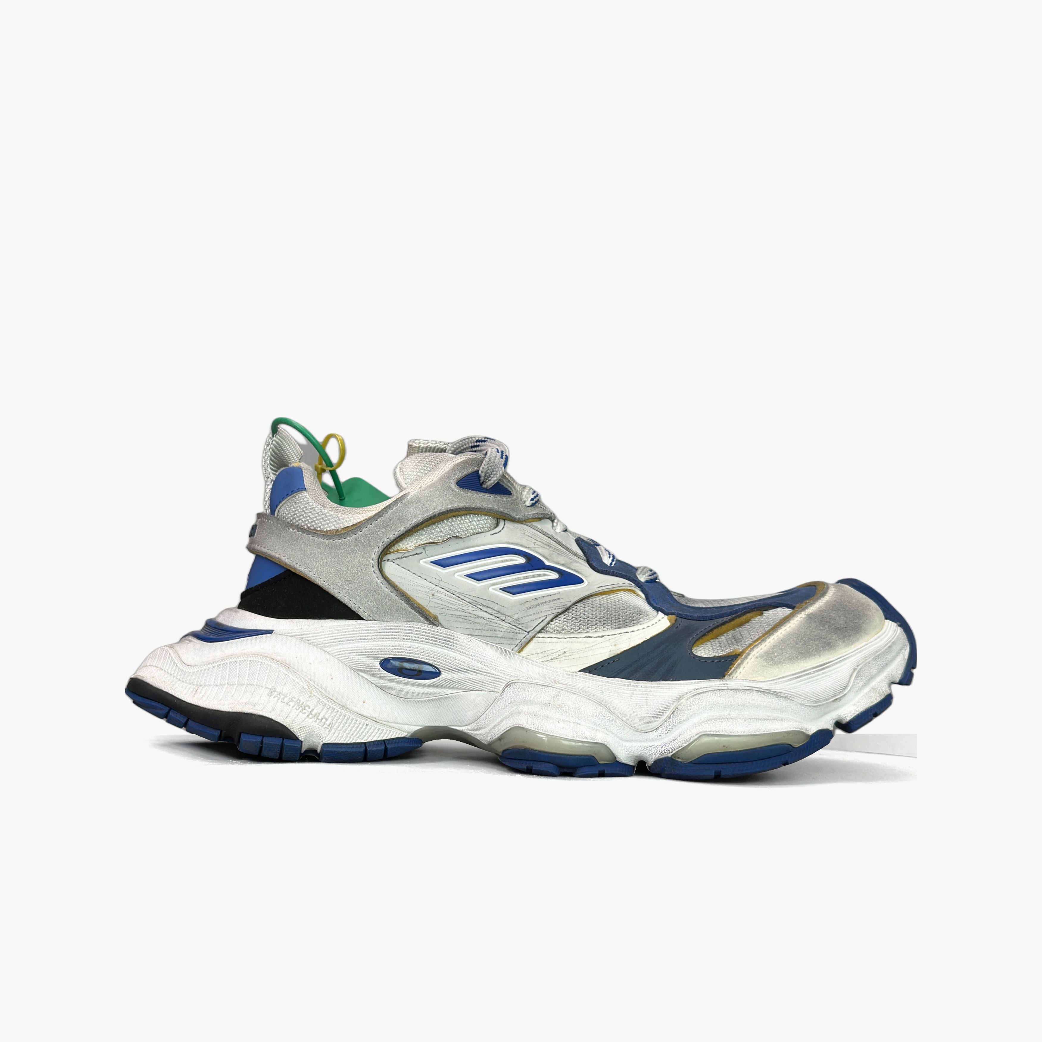 Balenciaga Balenciaga Cargo White Blue Low-Top Sneakers 43 Size US 10 / EU 43 - 5 Thumbnail