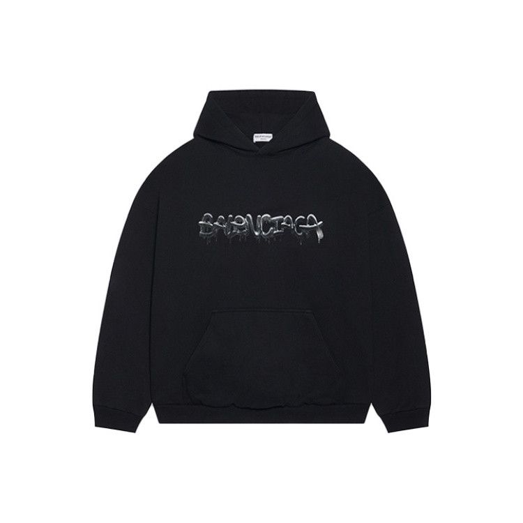 Balenciaga Balenciaga Drip Logo Hoodie Size 2 Size US M / EU 48-50 / 2 - 2 Thumbnail