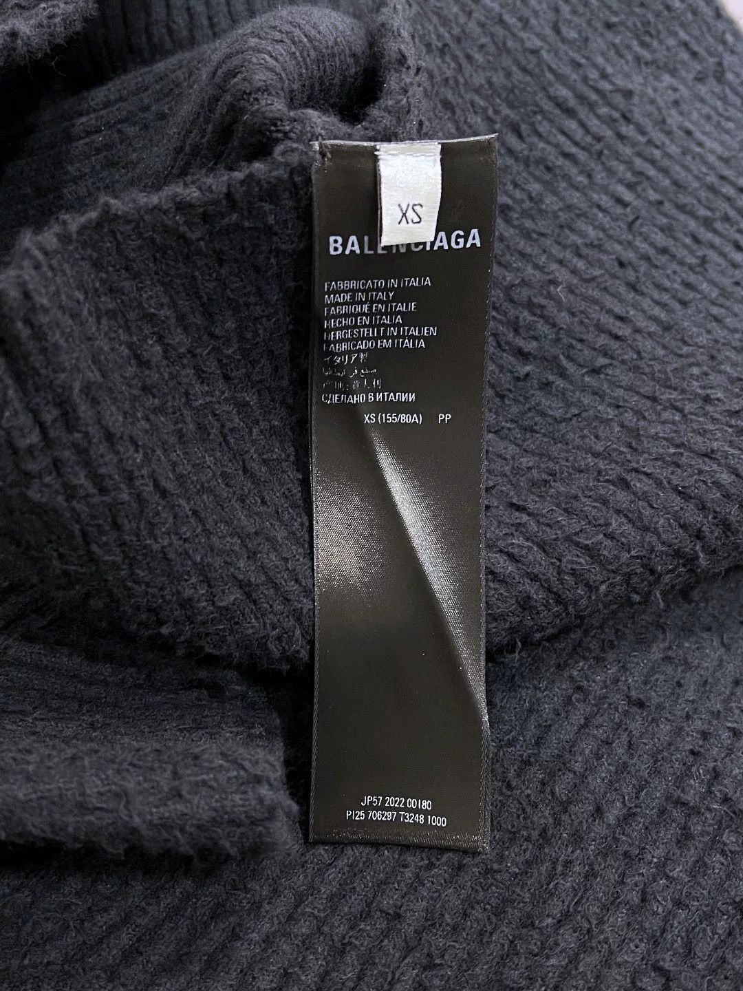 Balenciaga Balenciaga Knit Black Sweater XS Women Size XS / US 0-2 / IT 36-38 - 6 Thumbnail