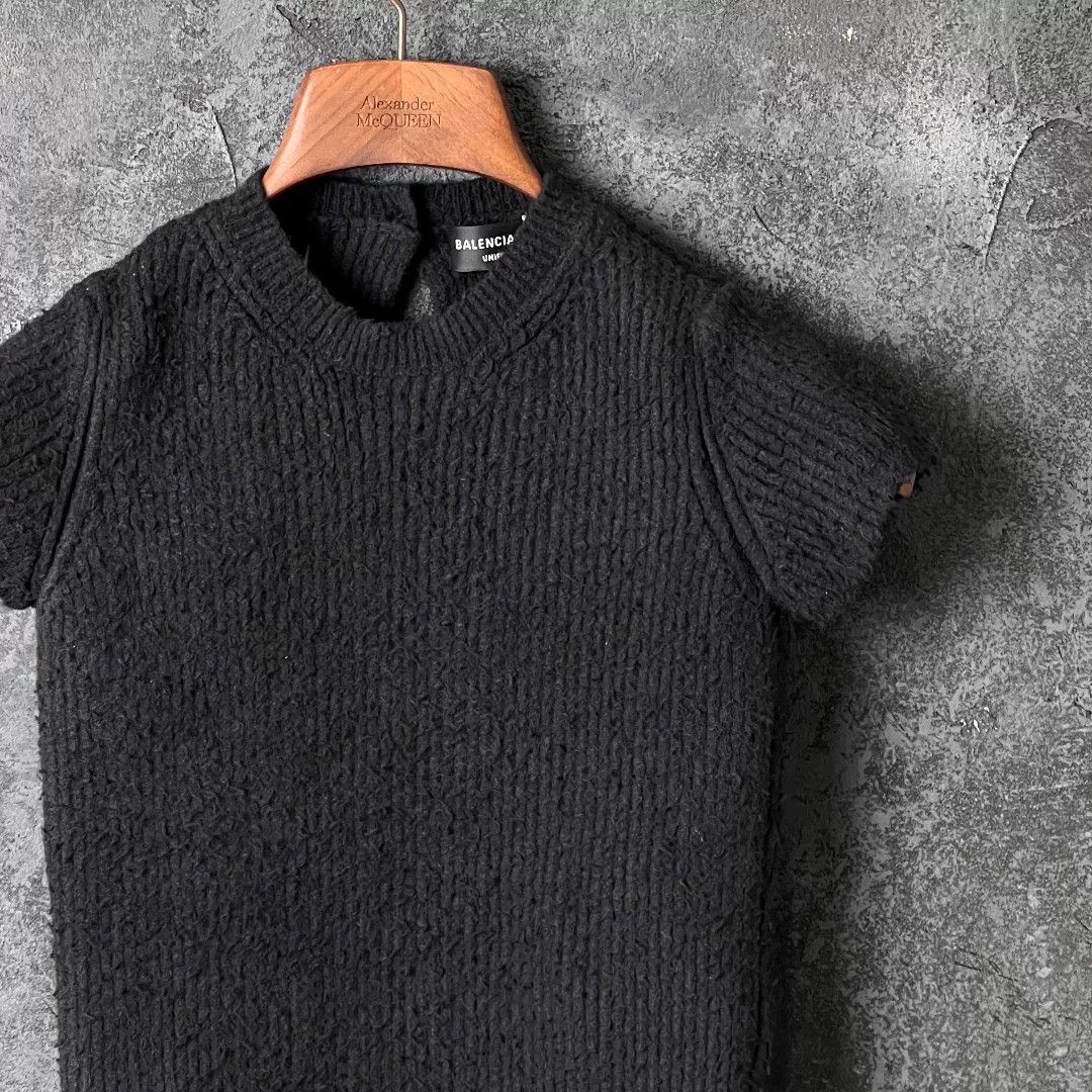 Balenciaga Balenciaga Knit Black Sweater XS Women Size XS / US 0-2 / IT 36-38 - 3 Thumbnail