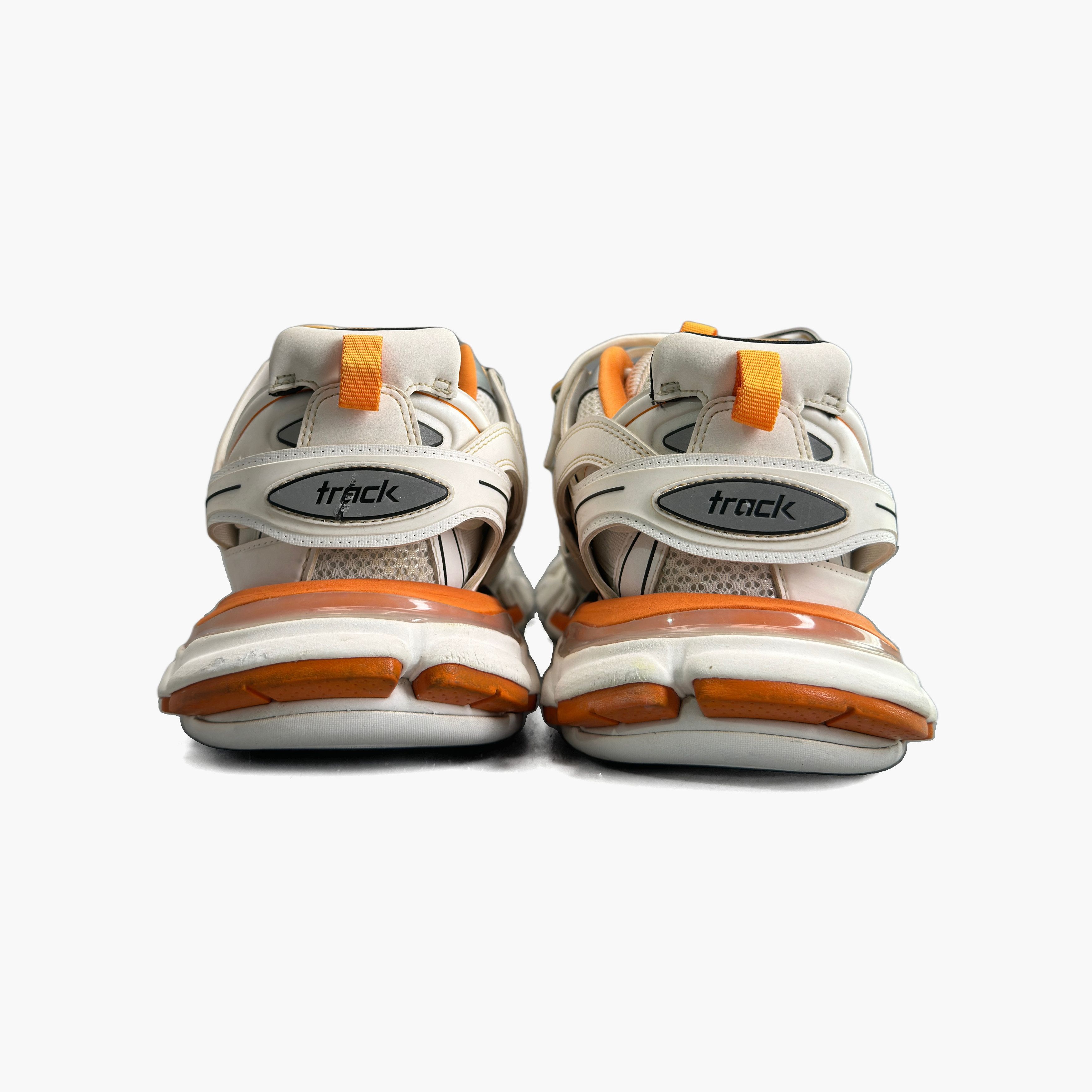 Balenciaga Balenciaga White Orange Track Sneakers US 11 Size US 11 / EU 44 - 7 Thumbnail