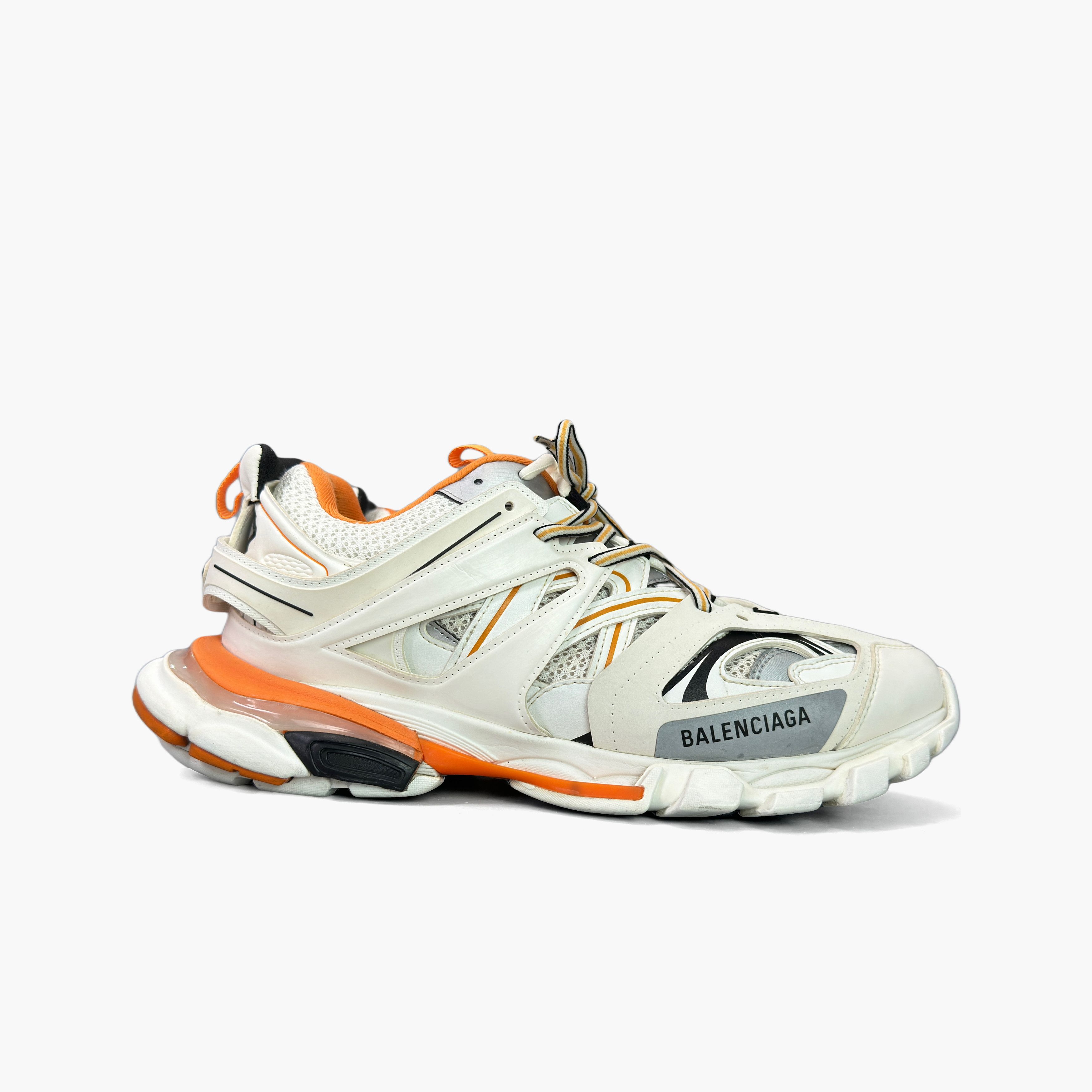 Balenciaga Balenciaga White Orange Track Sneakers US 11 Size US 11 / EU 44 - 5 Thumbnail