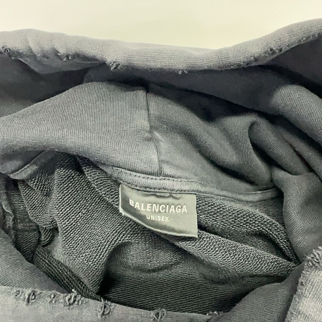 Balenciaga Balenciaga Gaffer Tape Logo Hoodie Size M Size US M / EU 48-50 / 2 - 6 Thumbnail