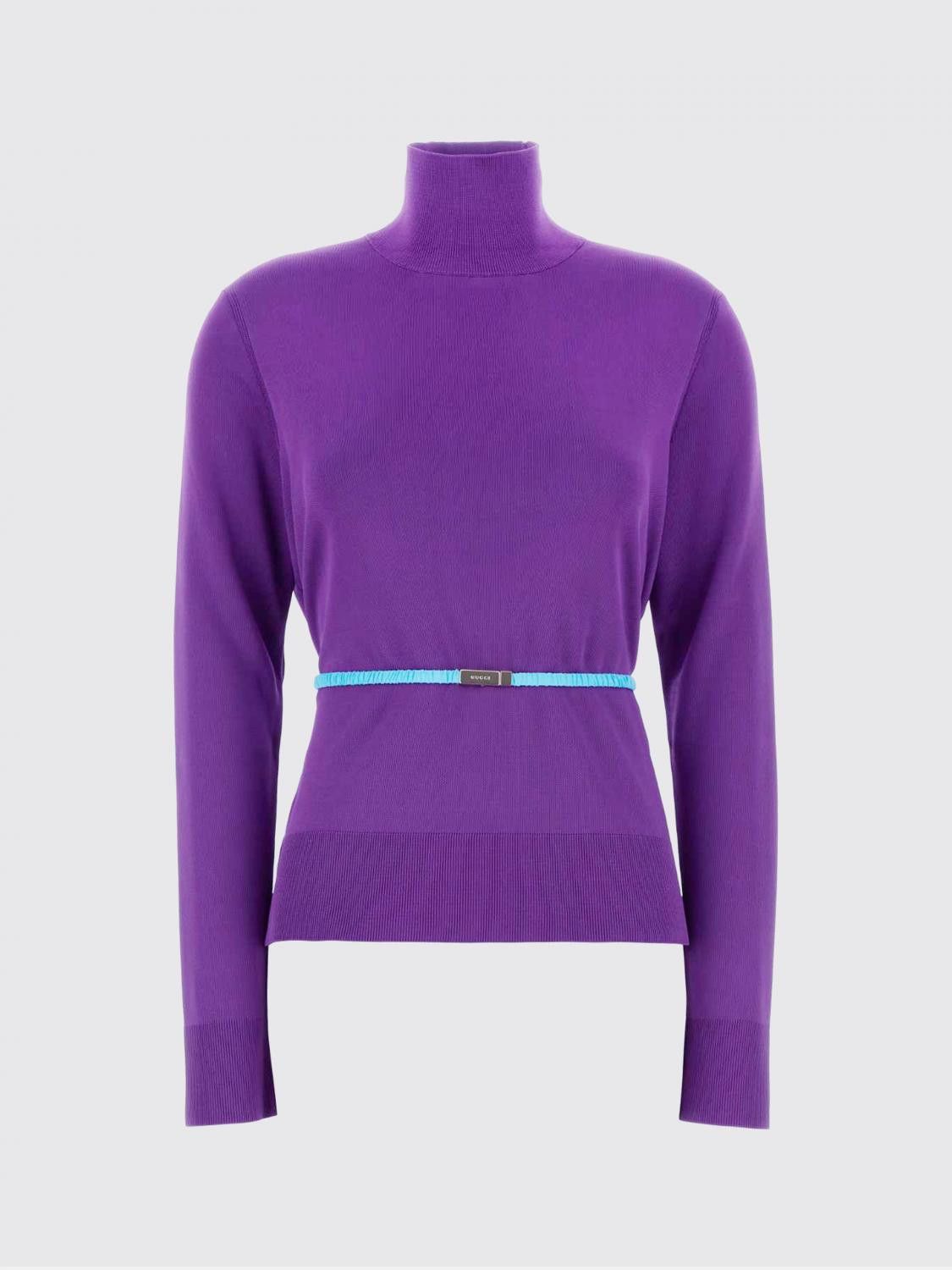 Gucci Gucci Sweater Woman Violet Size M / US 6-8 / IT 42-44 - 2 Thumbnail