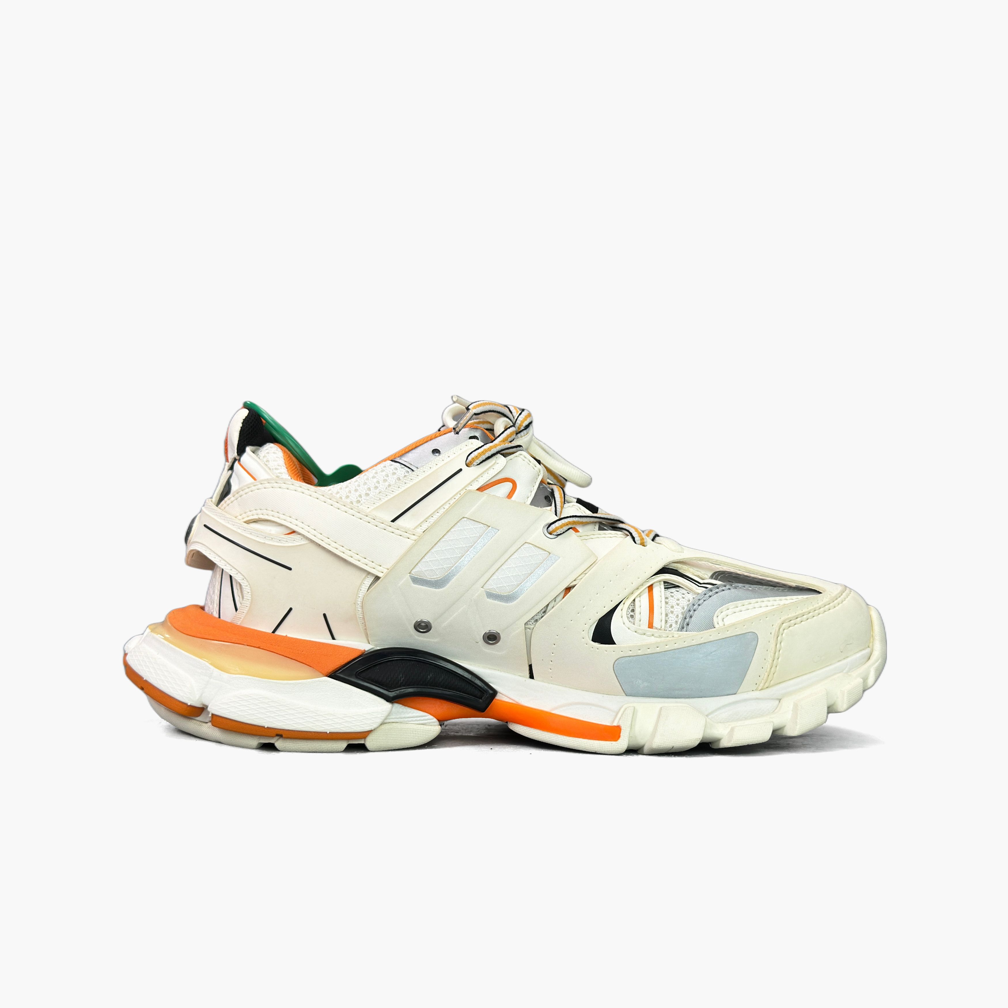 Balenciaga Balenciaga White Orange Track Sneakers Size 41 Size US 8 / EU 41 - 3 Thumbnail