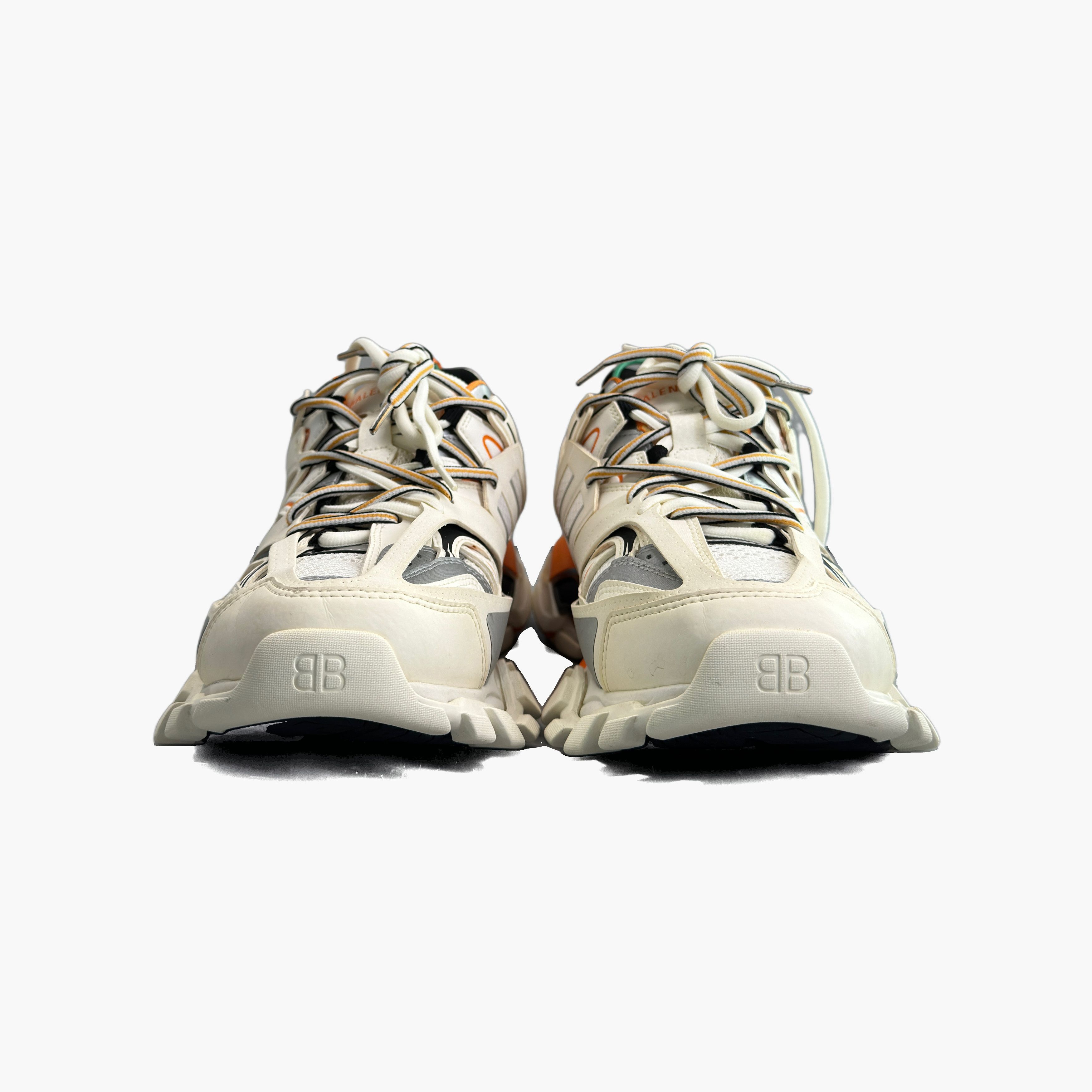 Balenciaga Balenciaga White Orange Track Sneakers Size 41 Size US 8 / EU 41 - 6 Thumbnail