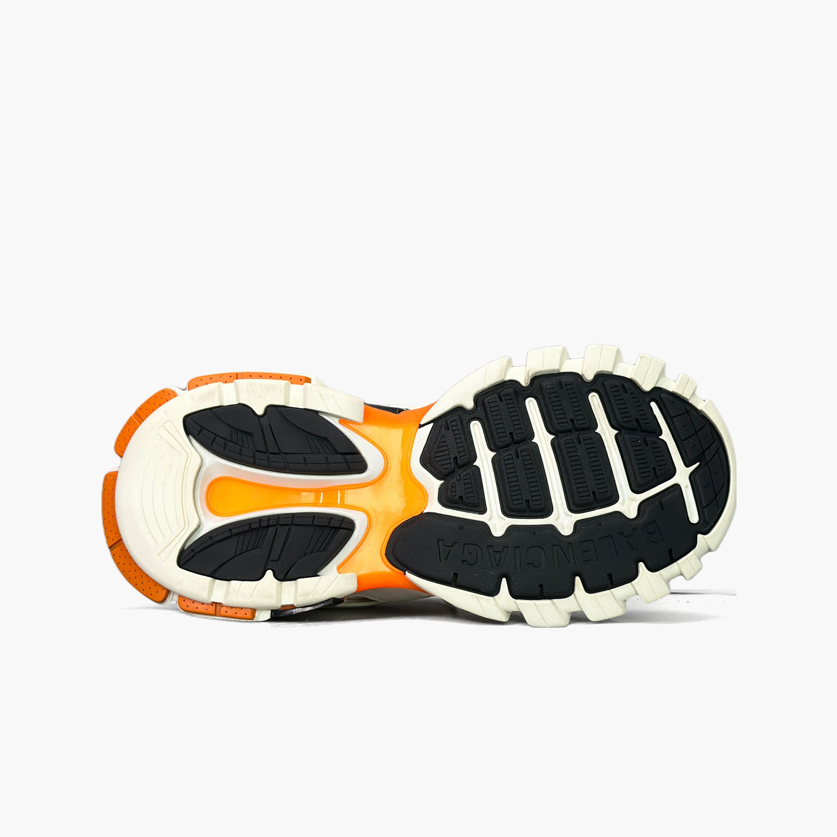 Balenciaga Balenciaga White Orange Track Sneakers Size 41 Size US 8 / EU 41 - 8 Thumbnail