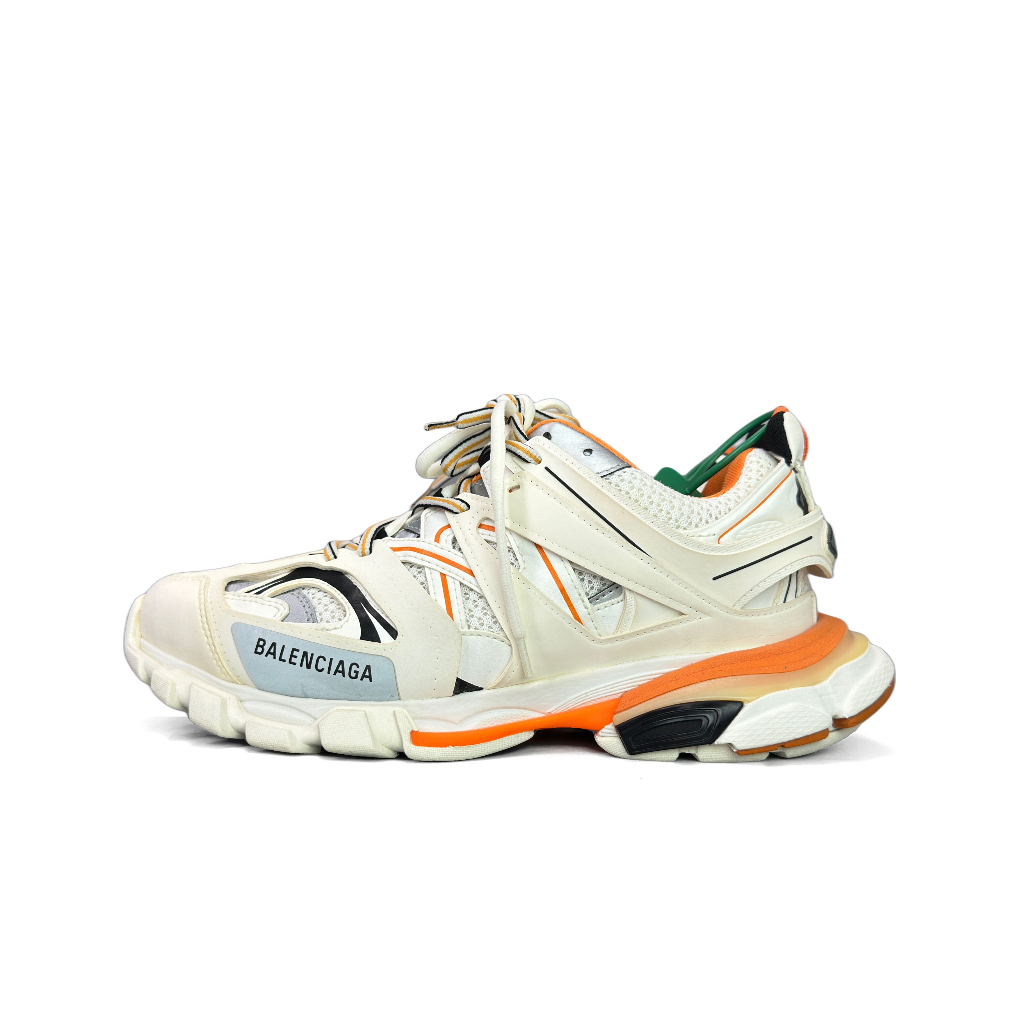 Balenciaga Balenciaga White Orange Track Sneakers Size 41 Size US 8 / EU 41 - 2 Thumbnail