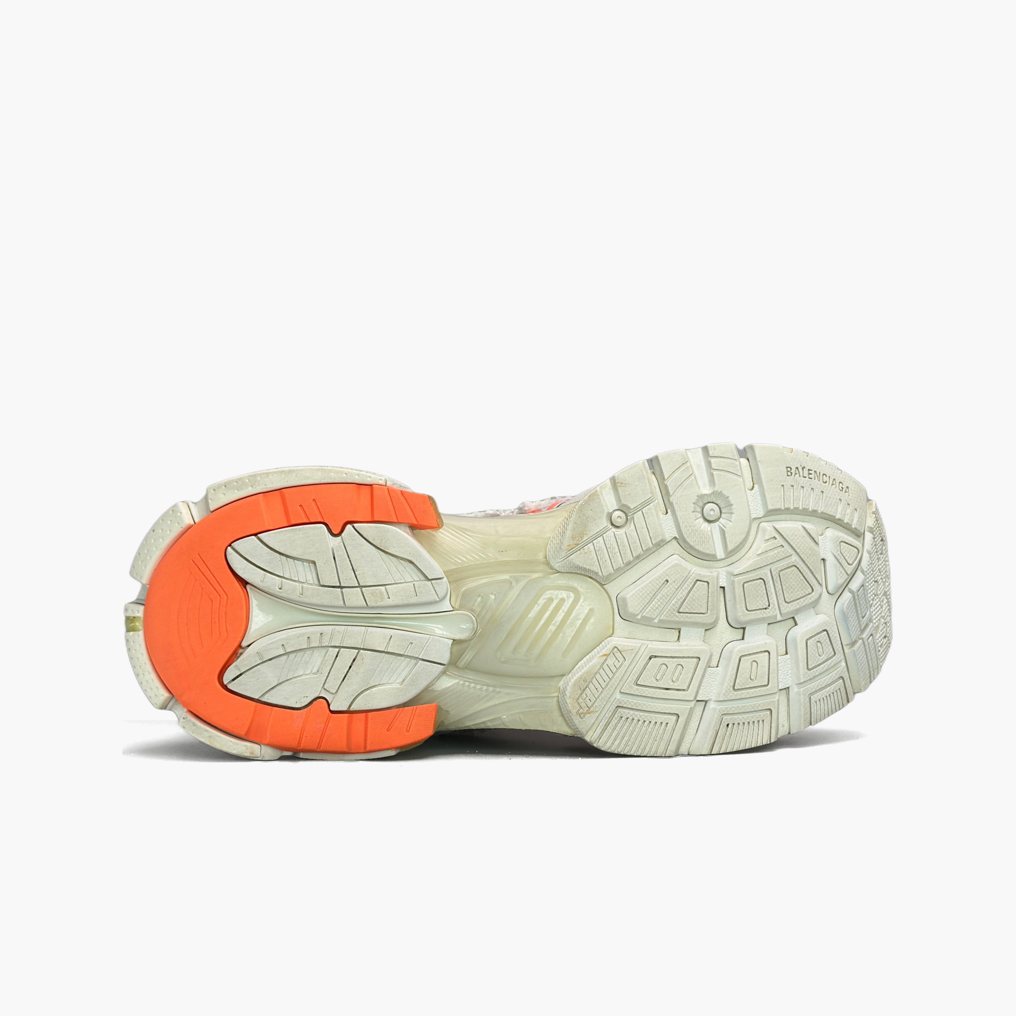 Balenciaga Balenciaga White Orange Runner Sneakers 41 Size US 8 / EU 41 - 8 Thumbnail