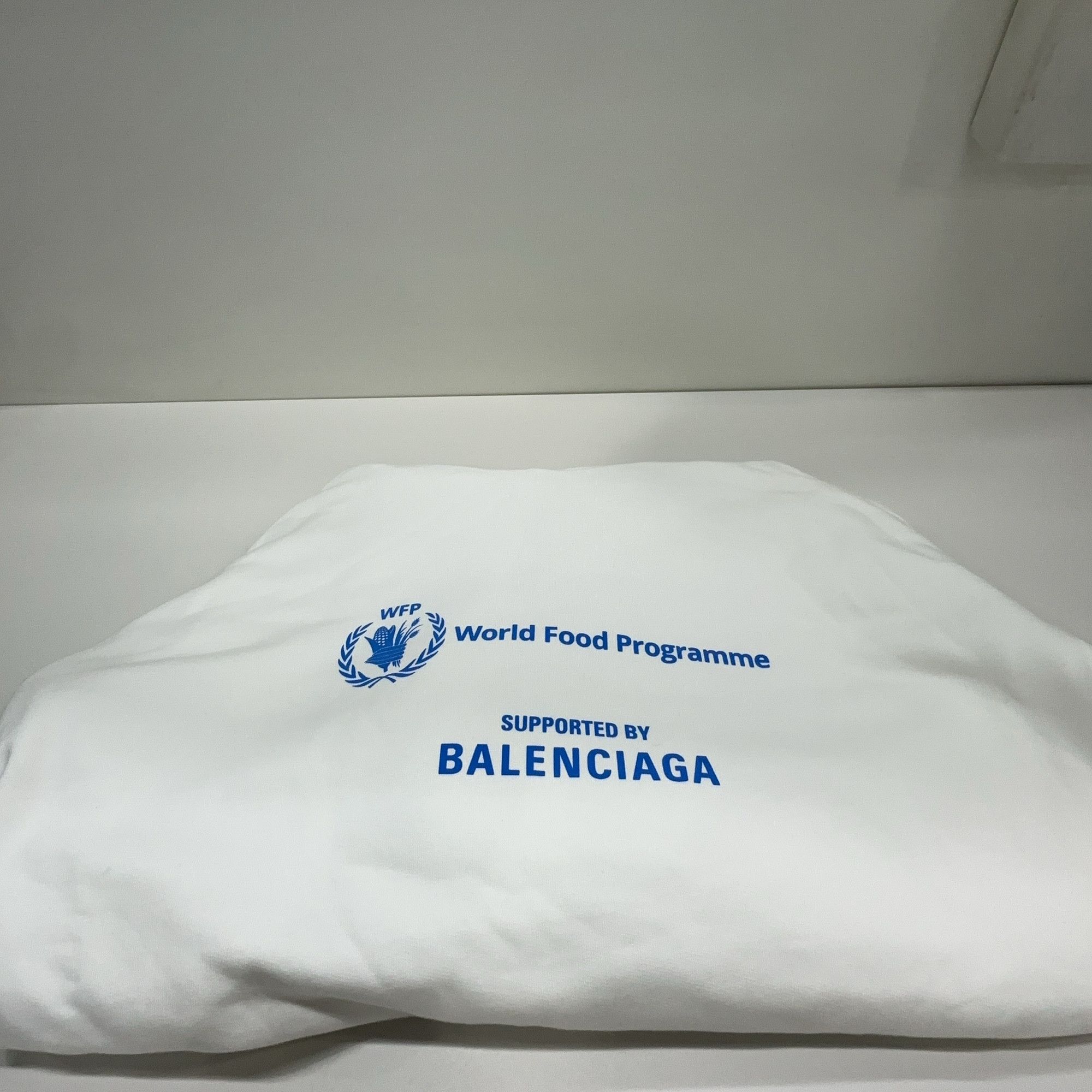 Balenciaga Balenciaga x WFP Logo Print Hoodie S Size S / US 4 / IT 40 - 8 Thumbnail