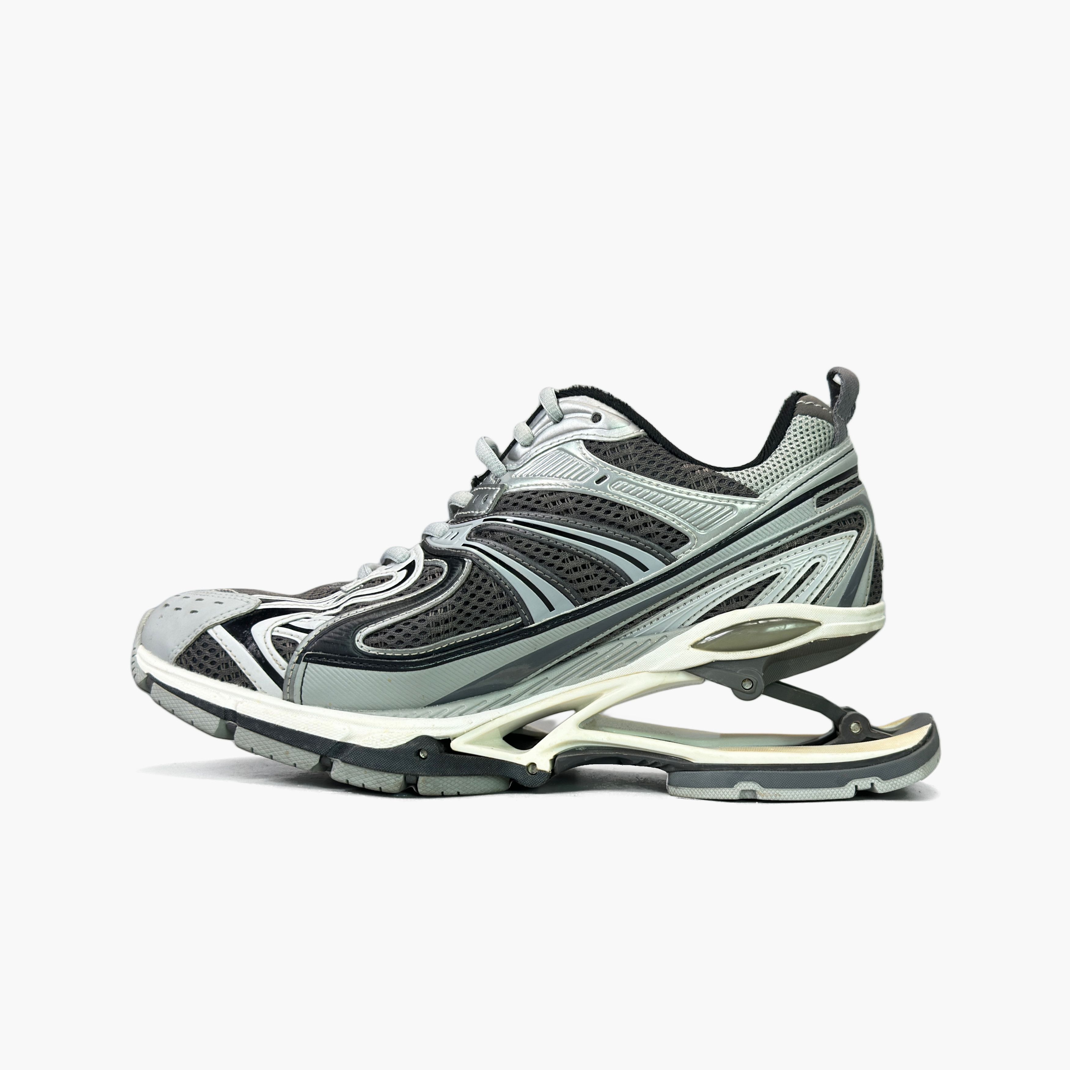 Balenciaga Balenciaga X-Pander Grey Distressed Sneakers 41 Size US 8 / EU 41 - 4 Thumbnail