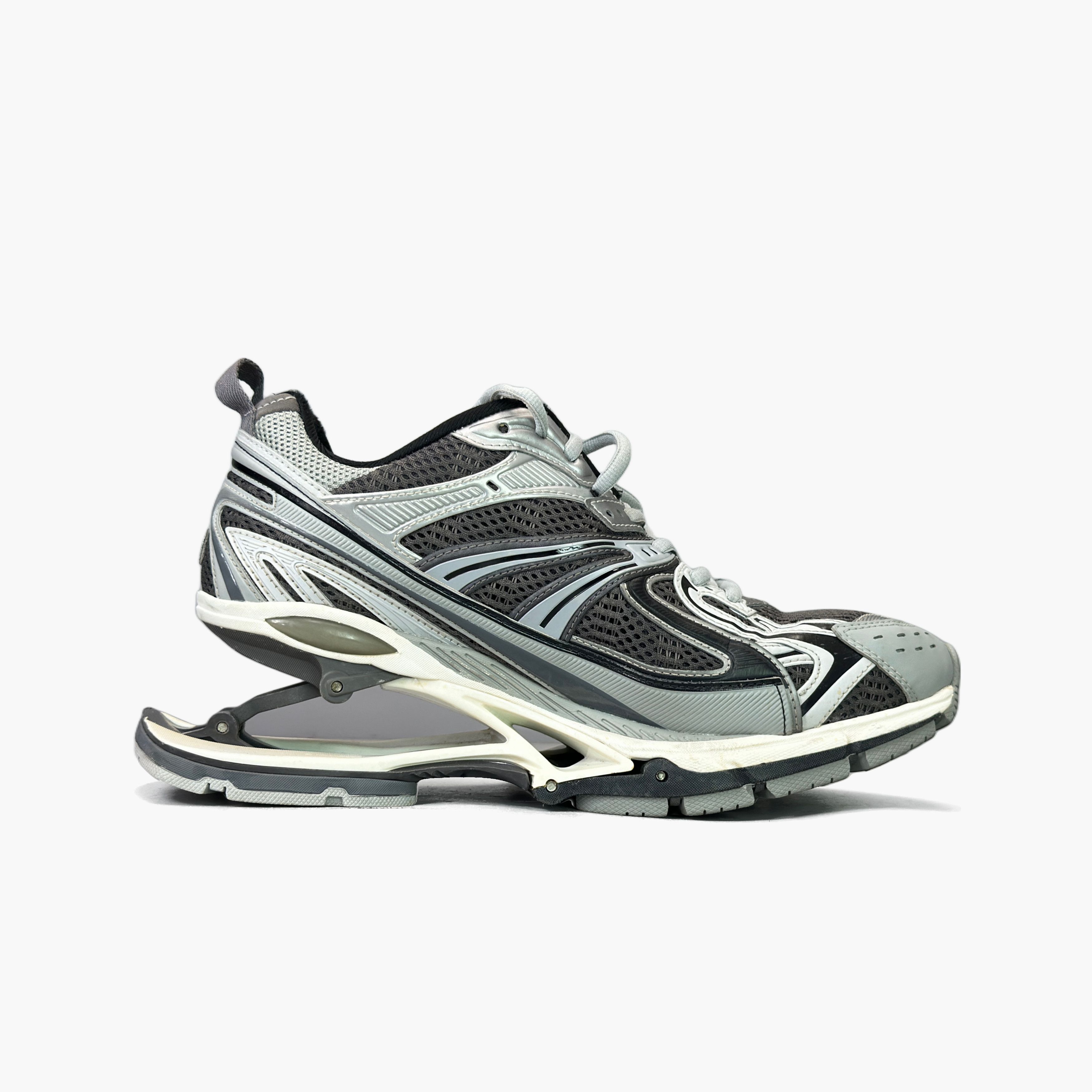 Balenciaga Balenciaga X-Pander Grey Distressed Sneakers 41 Size US 8 / EU 41 - 3 Thumbnail