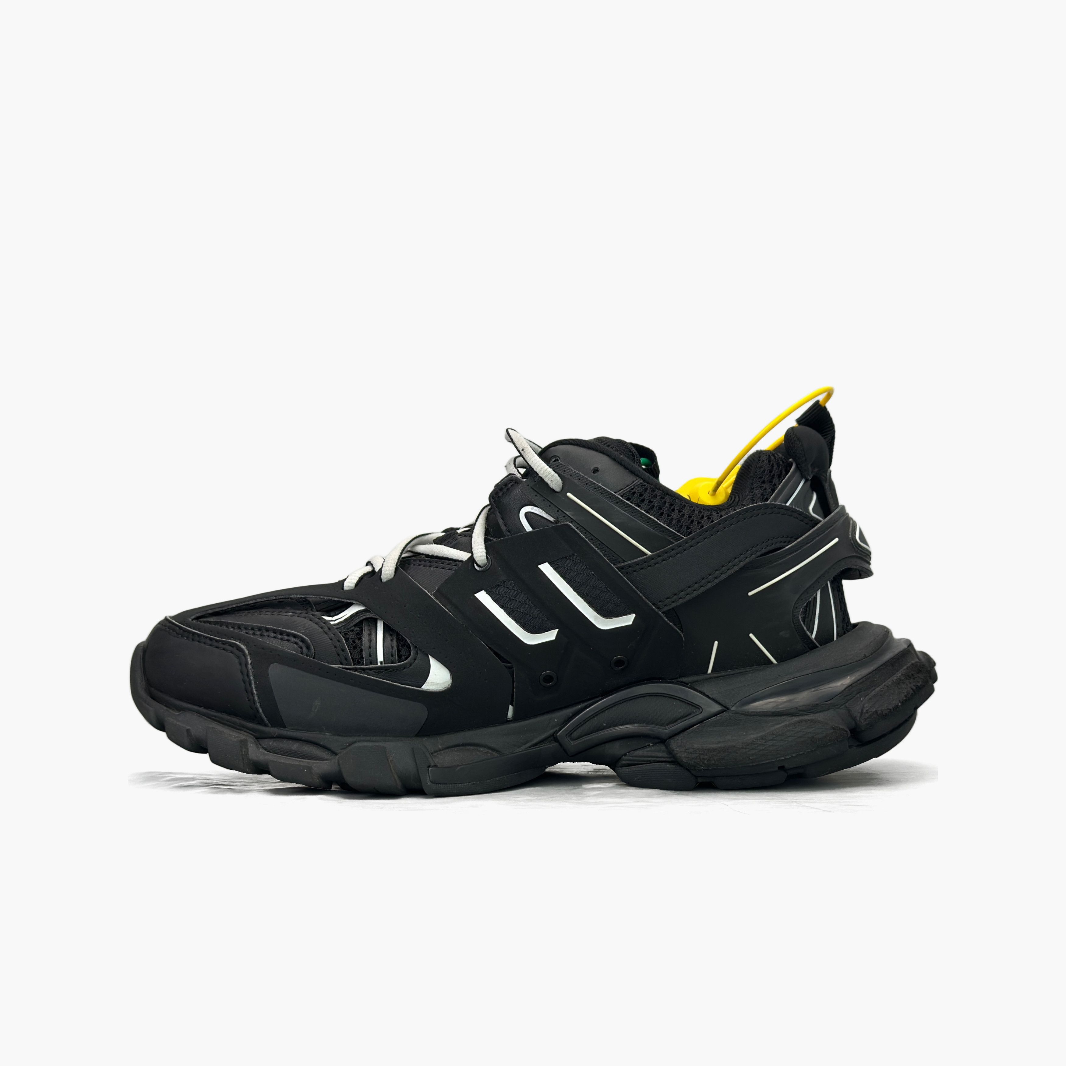 Balenciaga Balenciaga Black Track Panelled Sneakers 41 Size US 8 / EU 41 - 4 Thumbnail