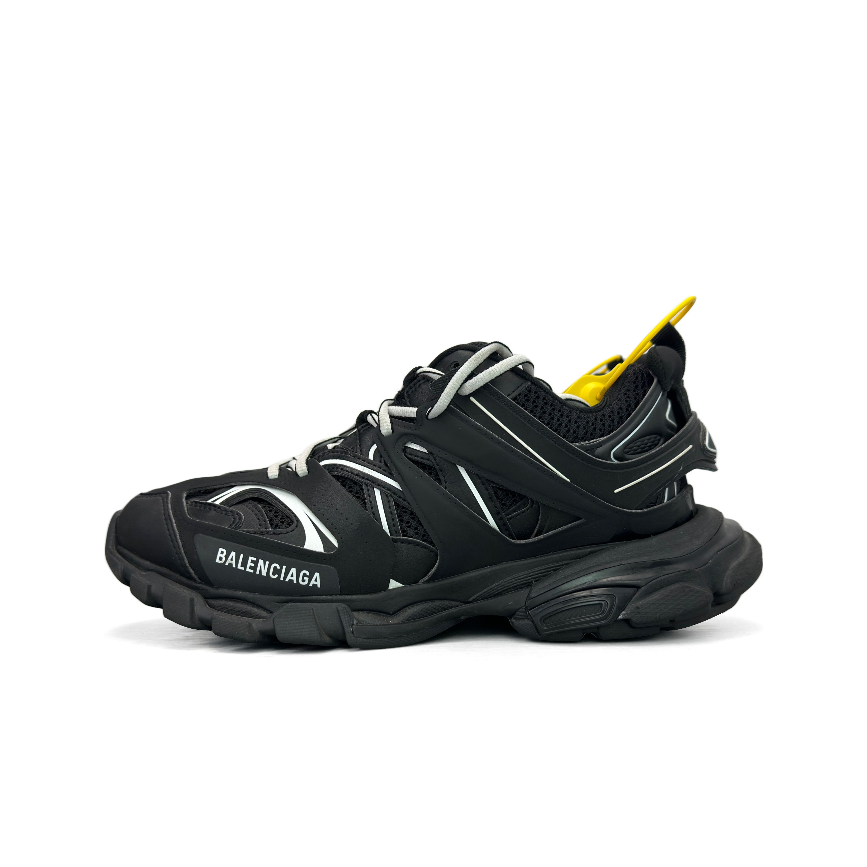 Balenciaga Balenciaga Black Track Panelled Sneakers 41 Size US 8 / EU 41 - 2 Thumbnail