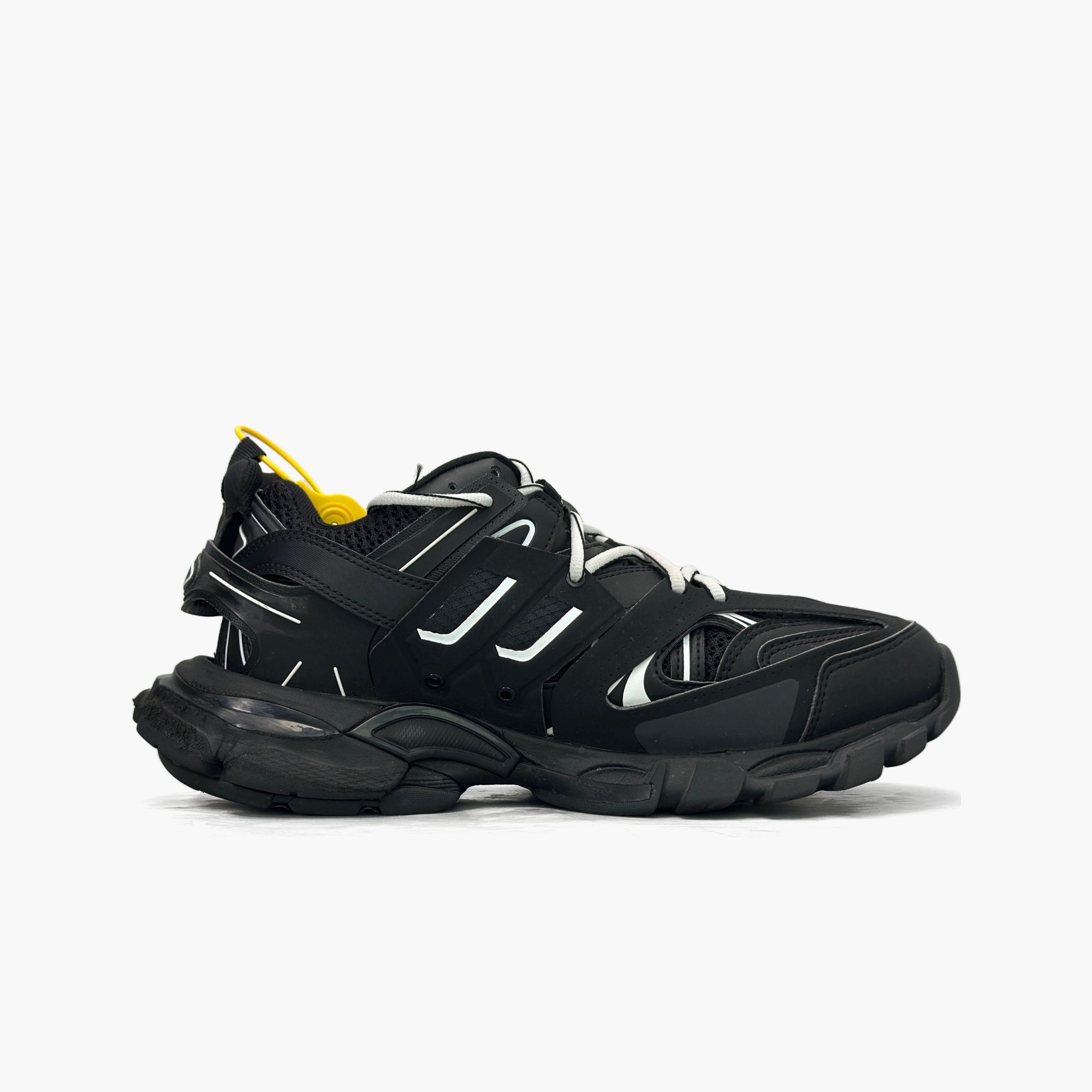 Balenciaga Balenciaga Black Track Panelled Sneakers 41 Size US 8 / EU 41 - 3 Thumbnail