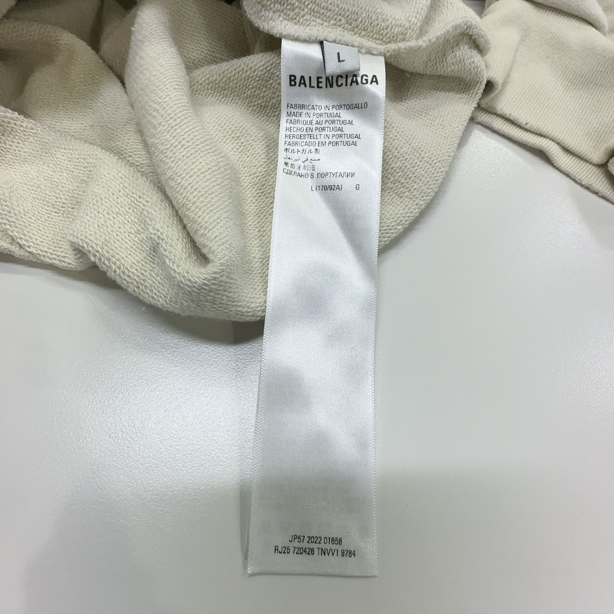 Balenciaga Balenciaga Be Different Print Hoodie Size L Size US L / EU 52-54 / 3 - 4 Thumbnail