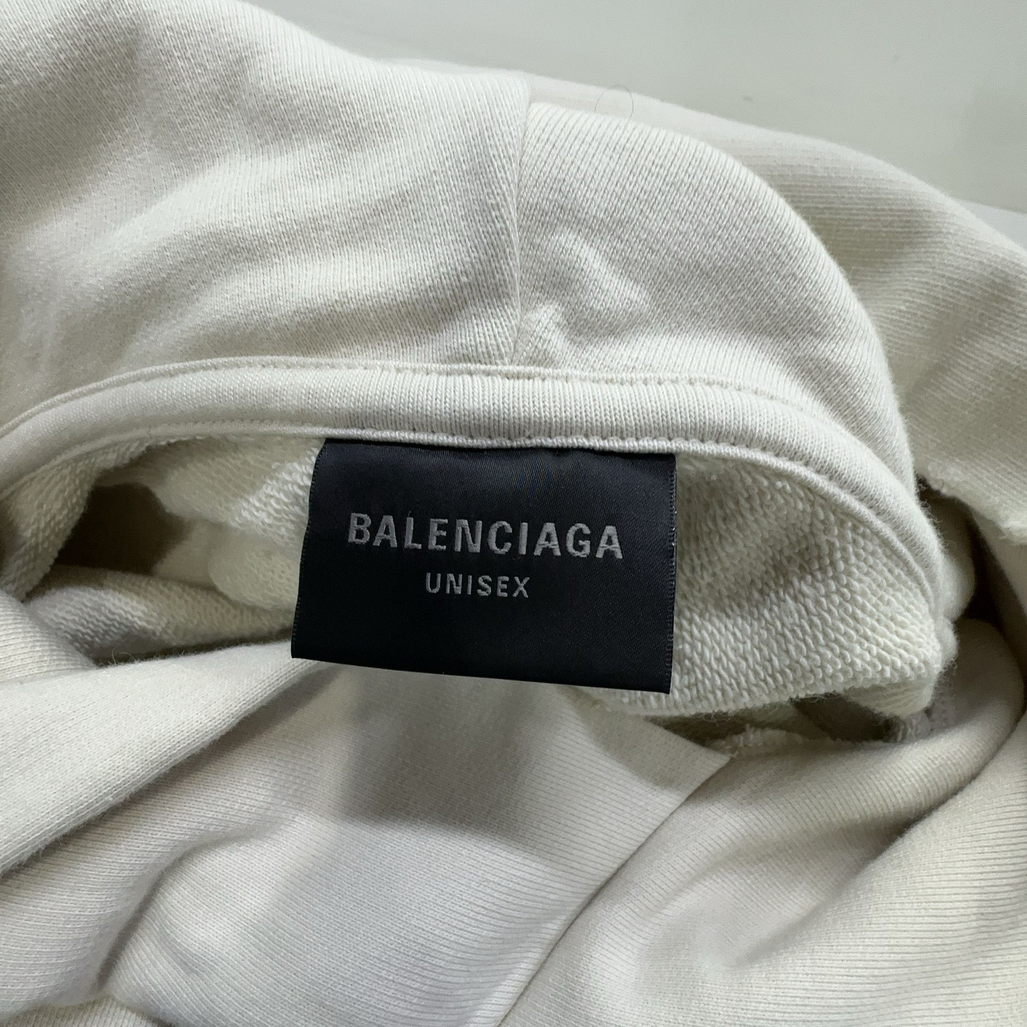 Balenciaga Balenciaga Be Different Print Hoodie Size L Size US L / EU 52-54 / 3 - 5 Thumbnail