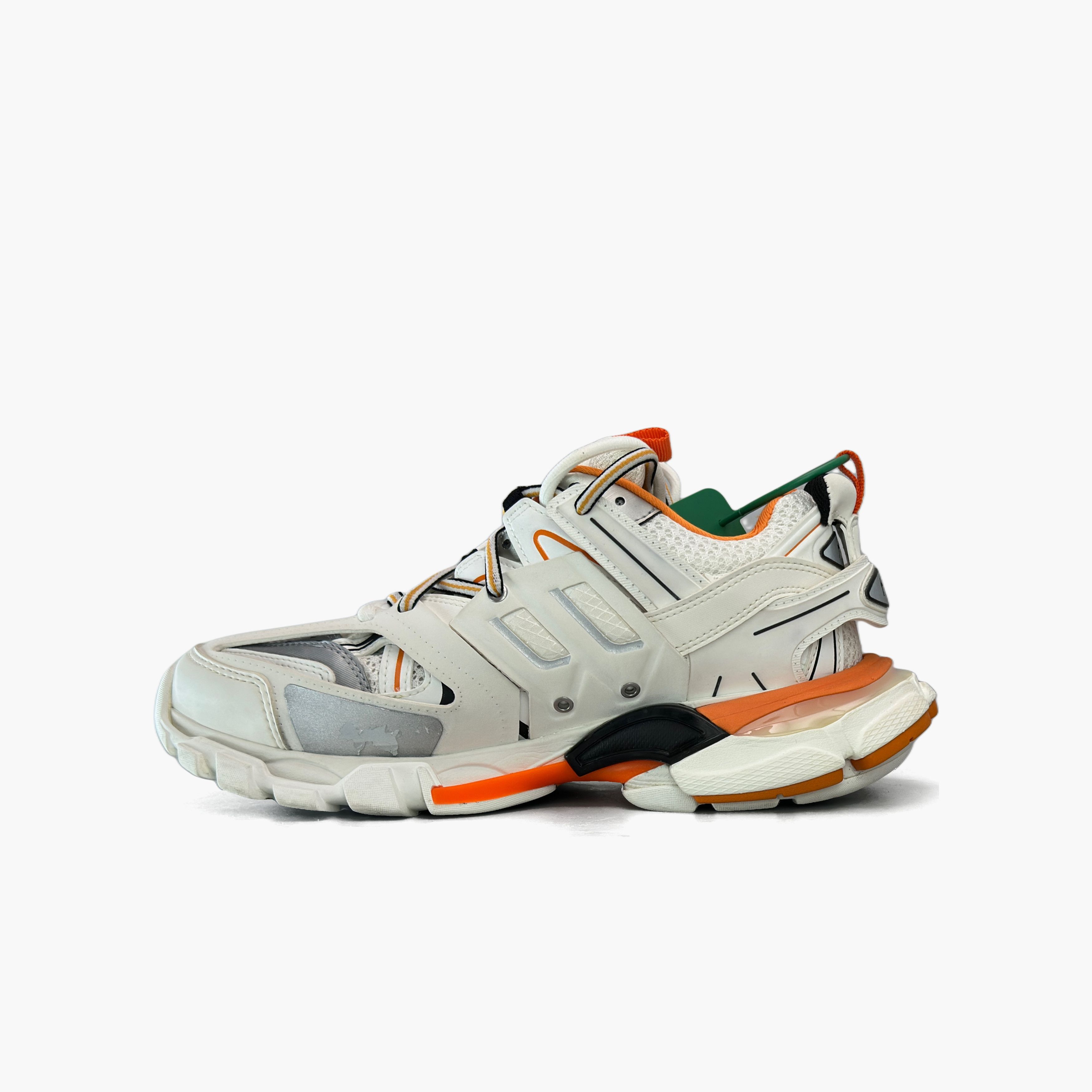 Balenciaga Balenciaga Track Orange White Sneakers 38 Size US 8 / IT 38 - 4 Thumbnail