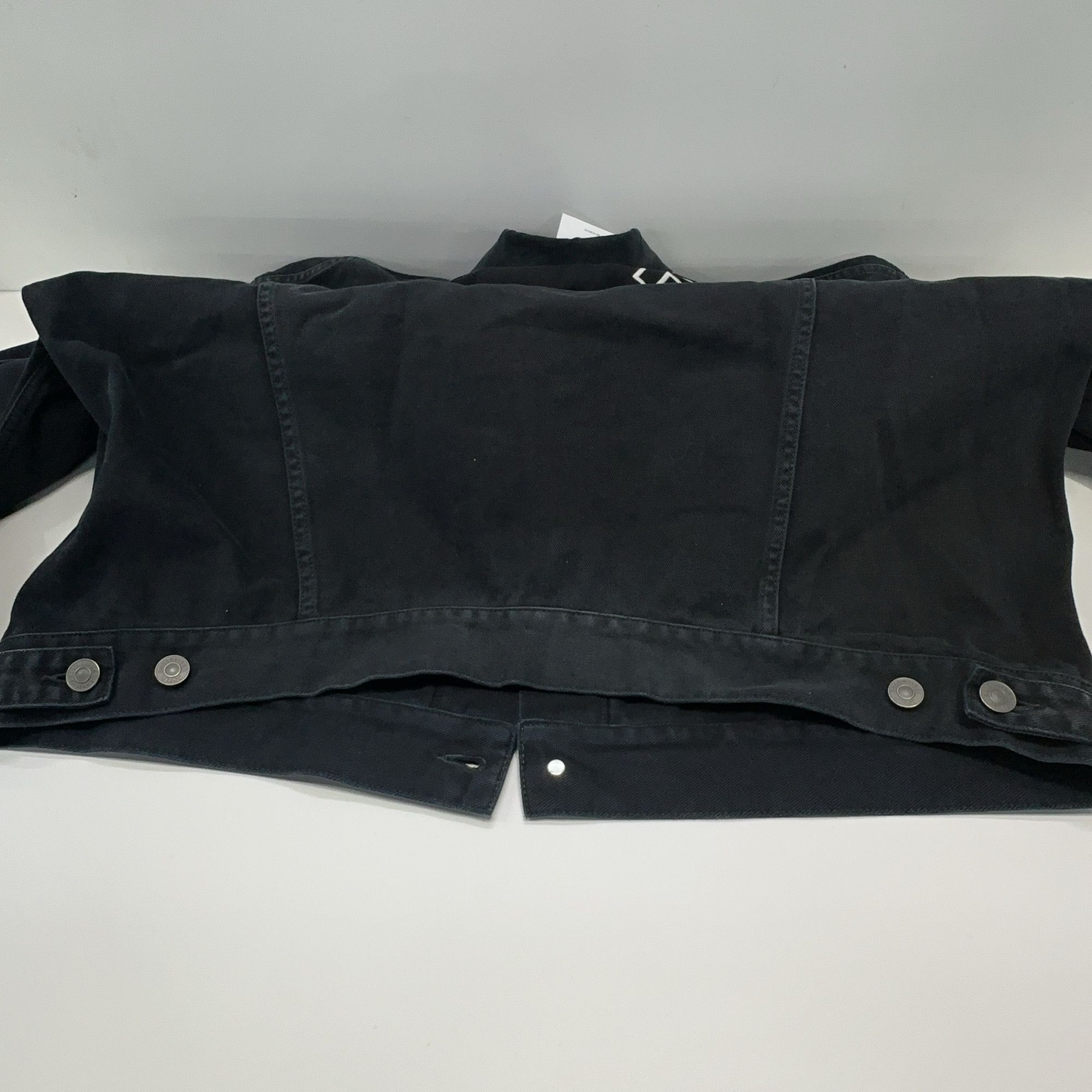 Balenciaga Balenciaga Logo Print Denim Jacket XS Size US XS / EU 42 / 0 - 14 Thumbnail