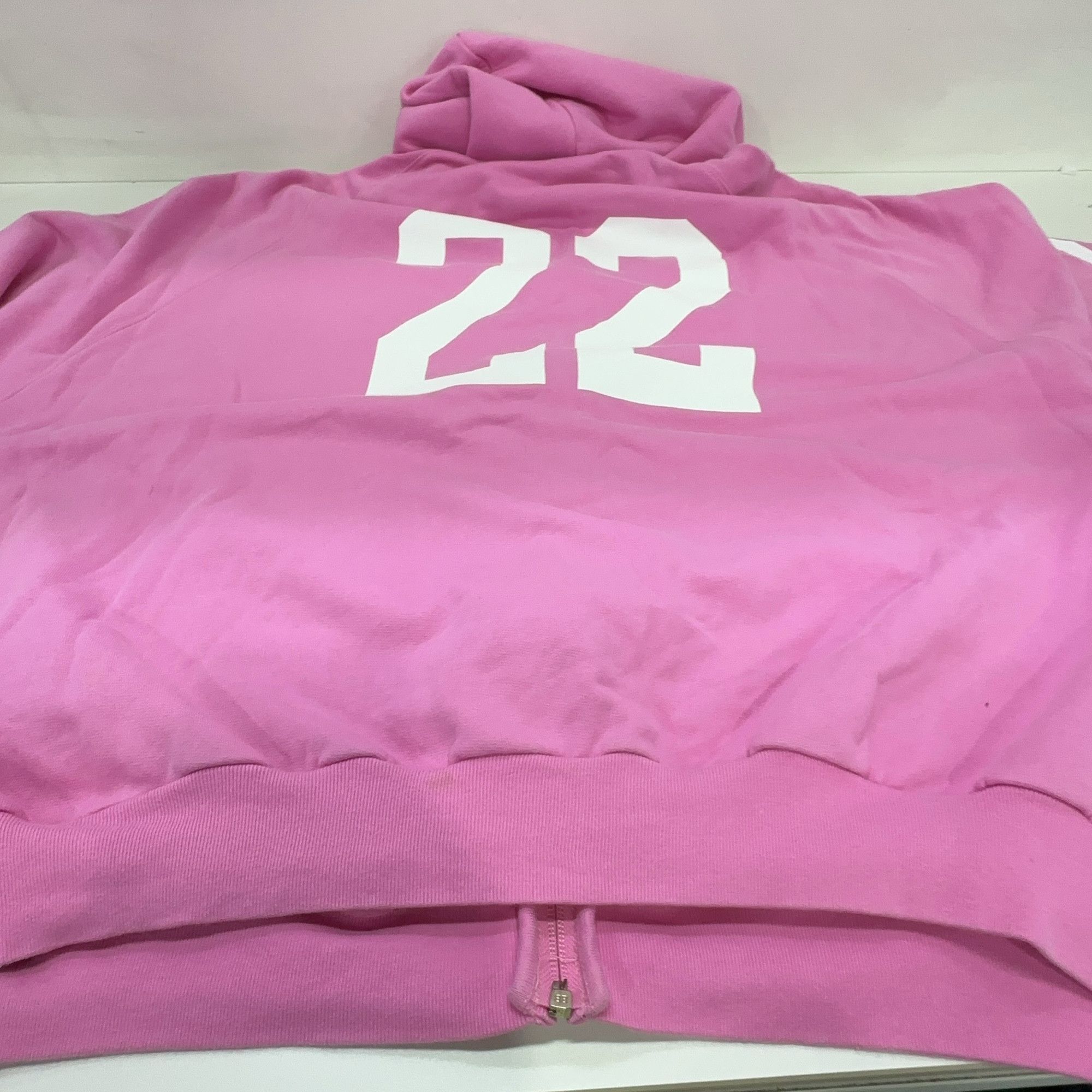 Balenciaga Balenciaga Pink Numeric Zip-Up Hoodie Size 2 Size US M / EU 48-50 / 2 - 14 Thumbnail