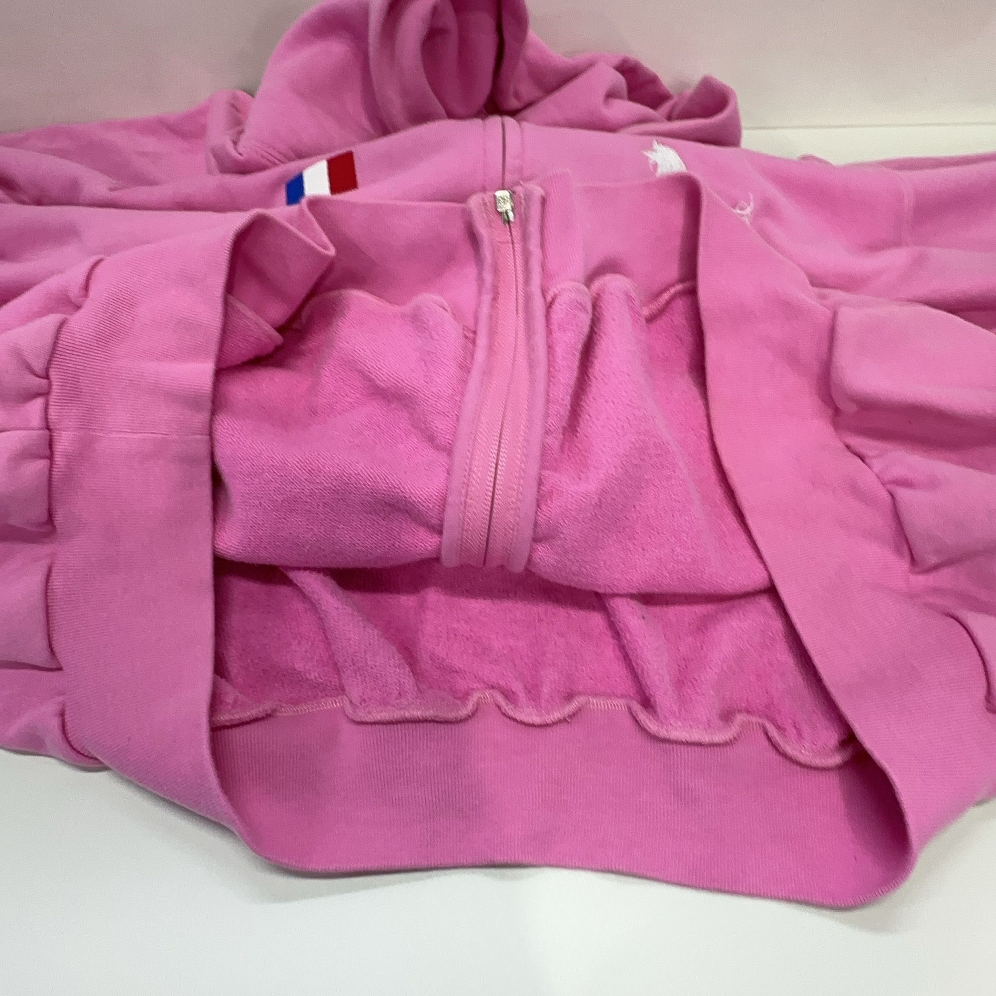 Balenciaga Balenciaga Pink Numeric Zip-Up Hoodie Size 2 Size US M / EU 48-50 / 2 - 11 Thumbnail