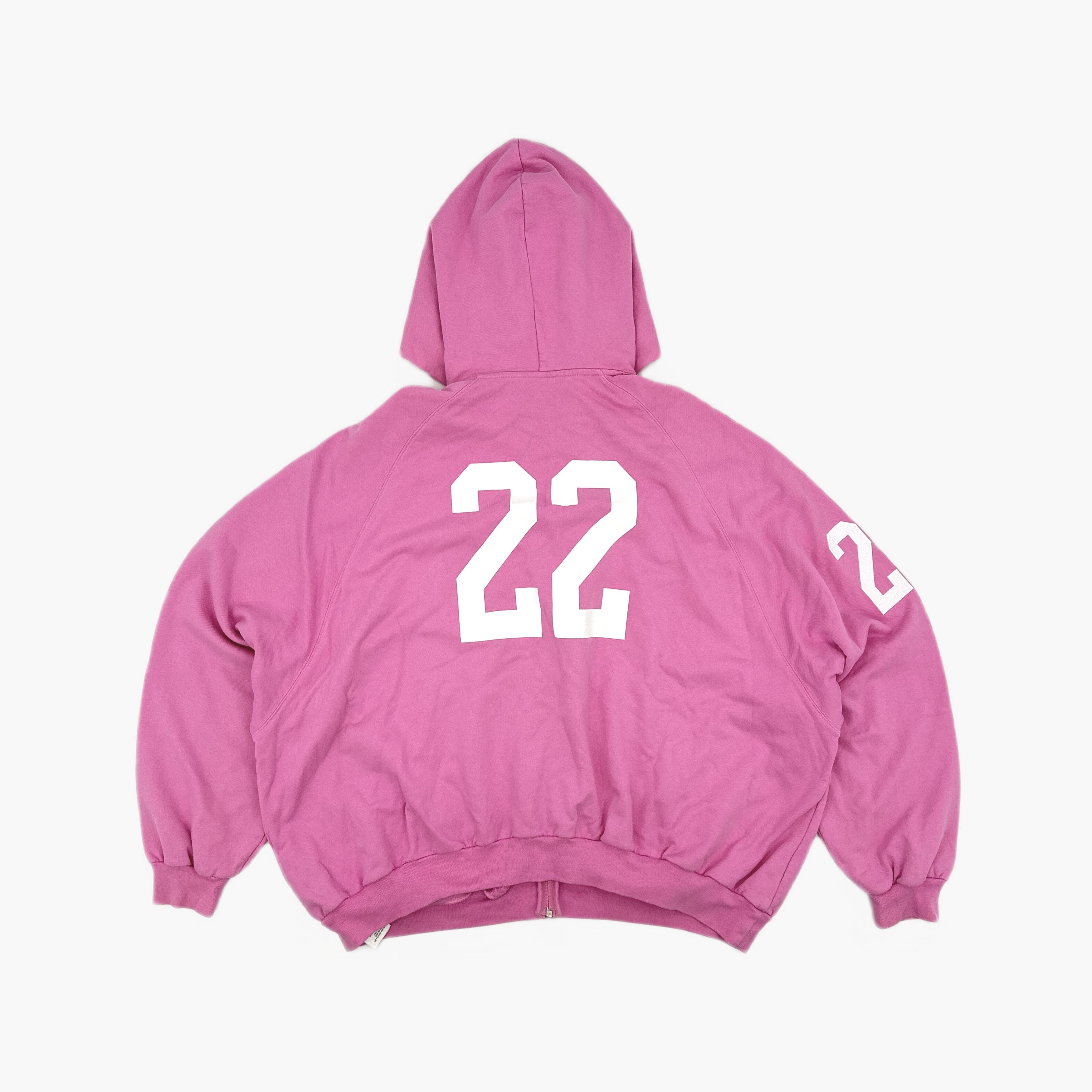Balenciaga Balenciaga Pink Numeric Zip-Up Hoodie Size 2 Size US M / EU 48-50 / 2 - 3 Thumbnail