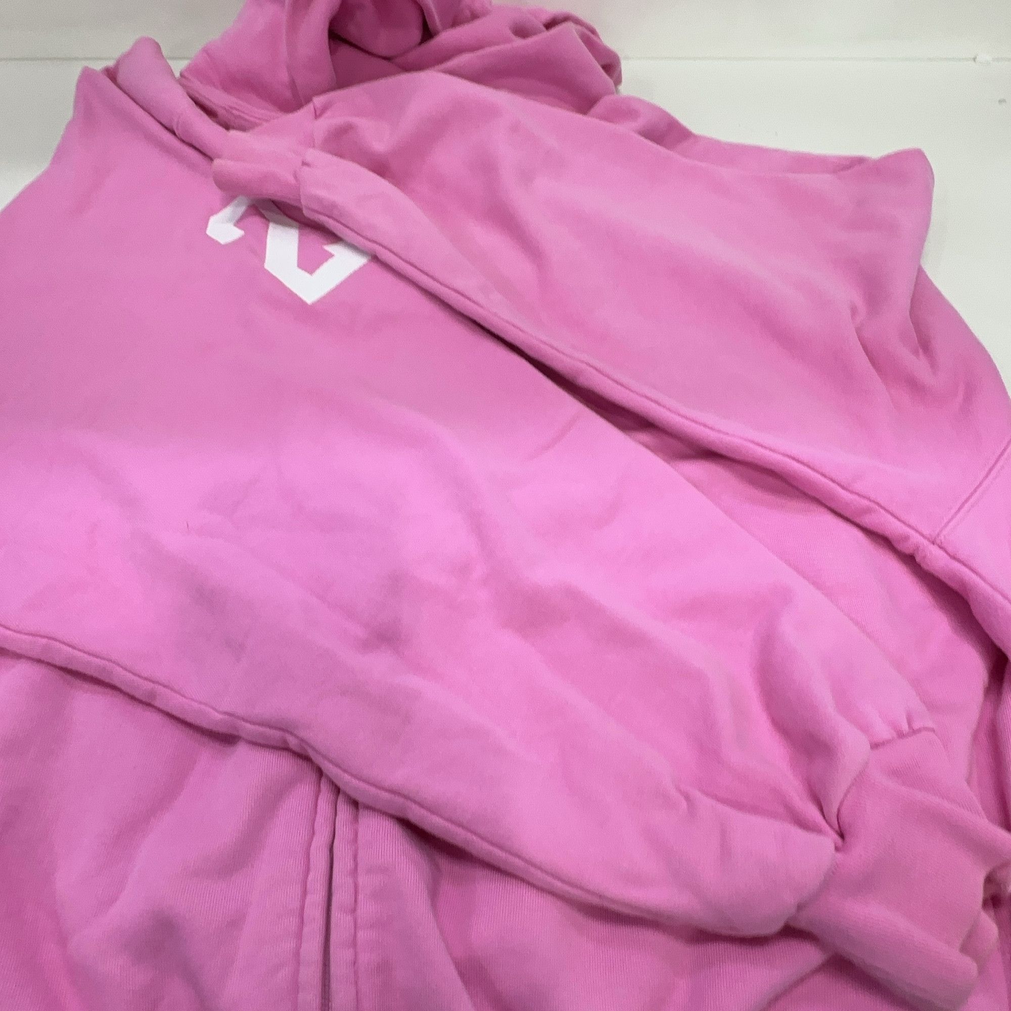 Balenciaga Balenciaga Pink Numeric Zip-Up Hoodie Size 2 Size US M / EU 48-50 / 2 - 12 Thumbnail