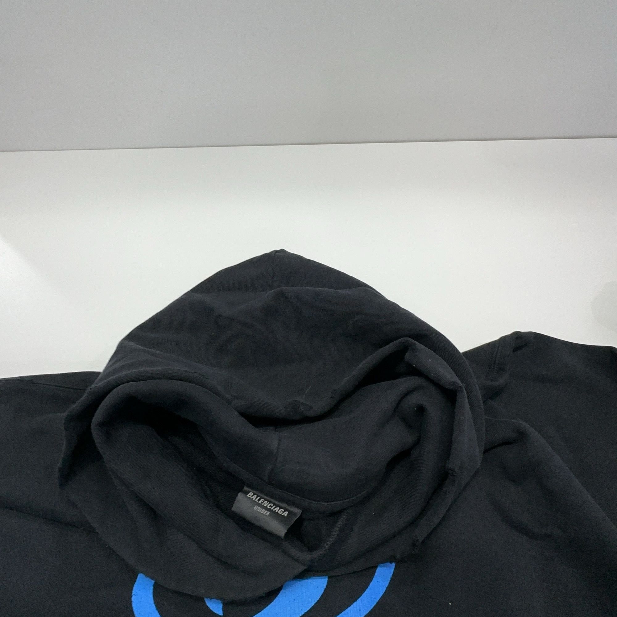 Balenciaga Balenciaga Logo Print Hoodie Size XL Size US XL / EU 56 / 4 - 7 Thumbnail