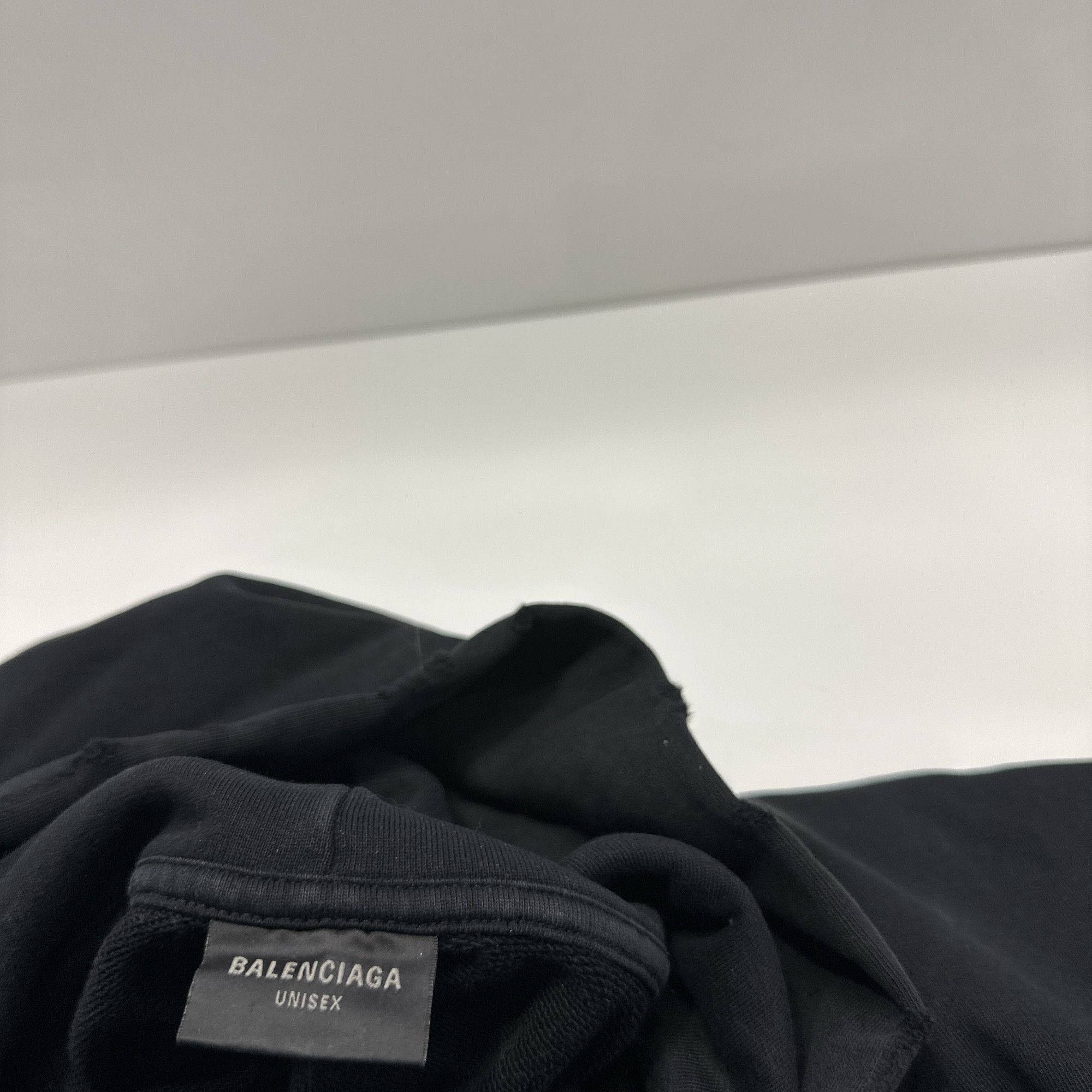 Balenciaga Balenciaga Logo Print Hoodie Size XL Size US XL / EU 56 / 4 - 4 Thumbnail