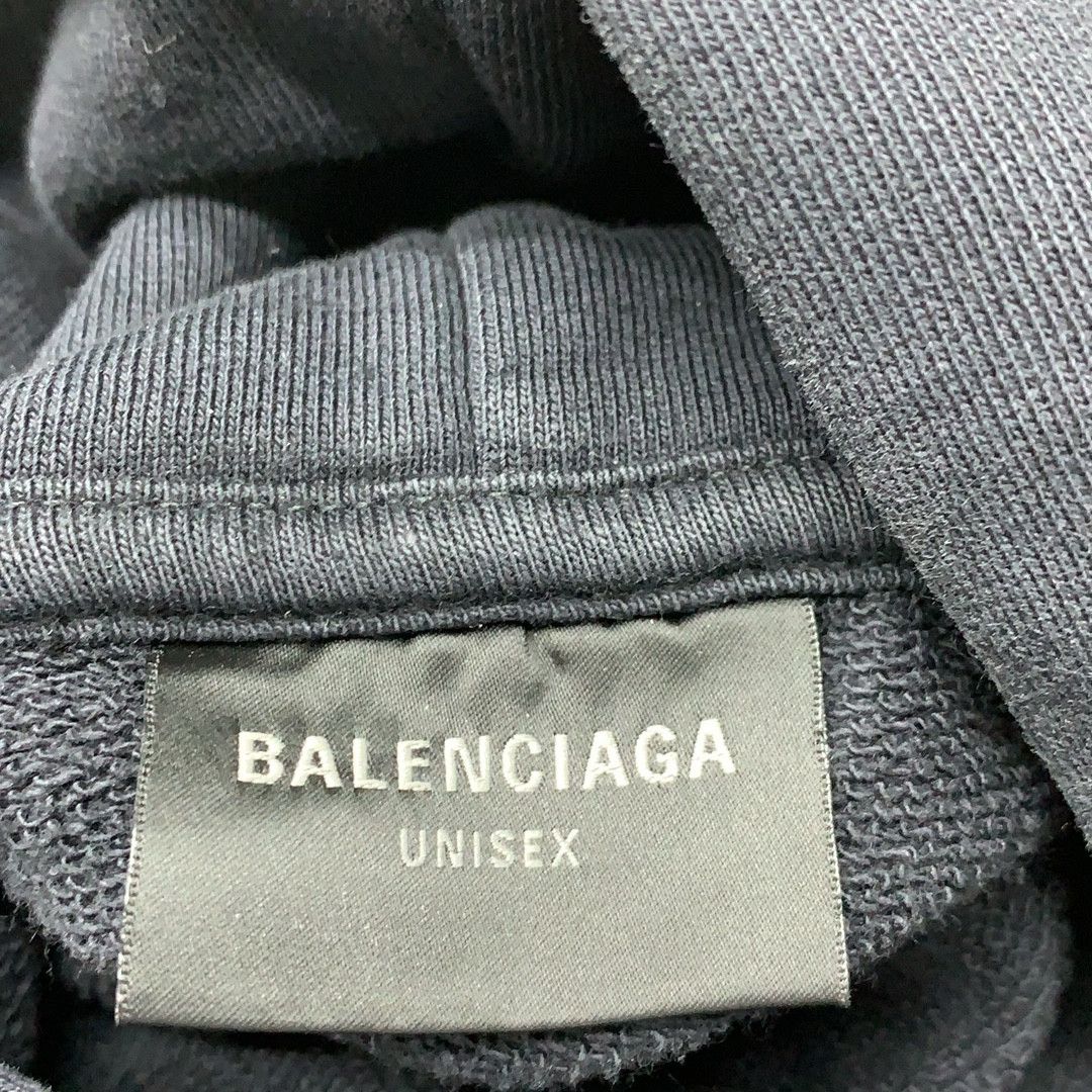 Balenciaga Balenciaga Metal Logo Print Hoodie Size 1 Size US S / EU 44-46 / 1 - 5 Thumbnail