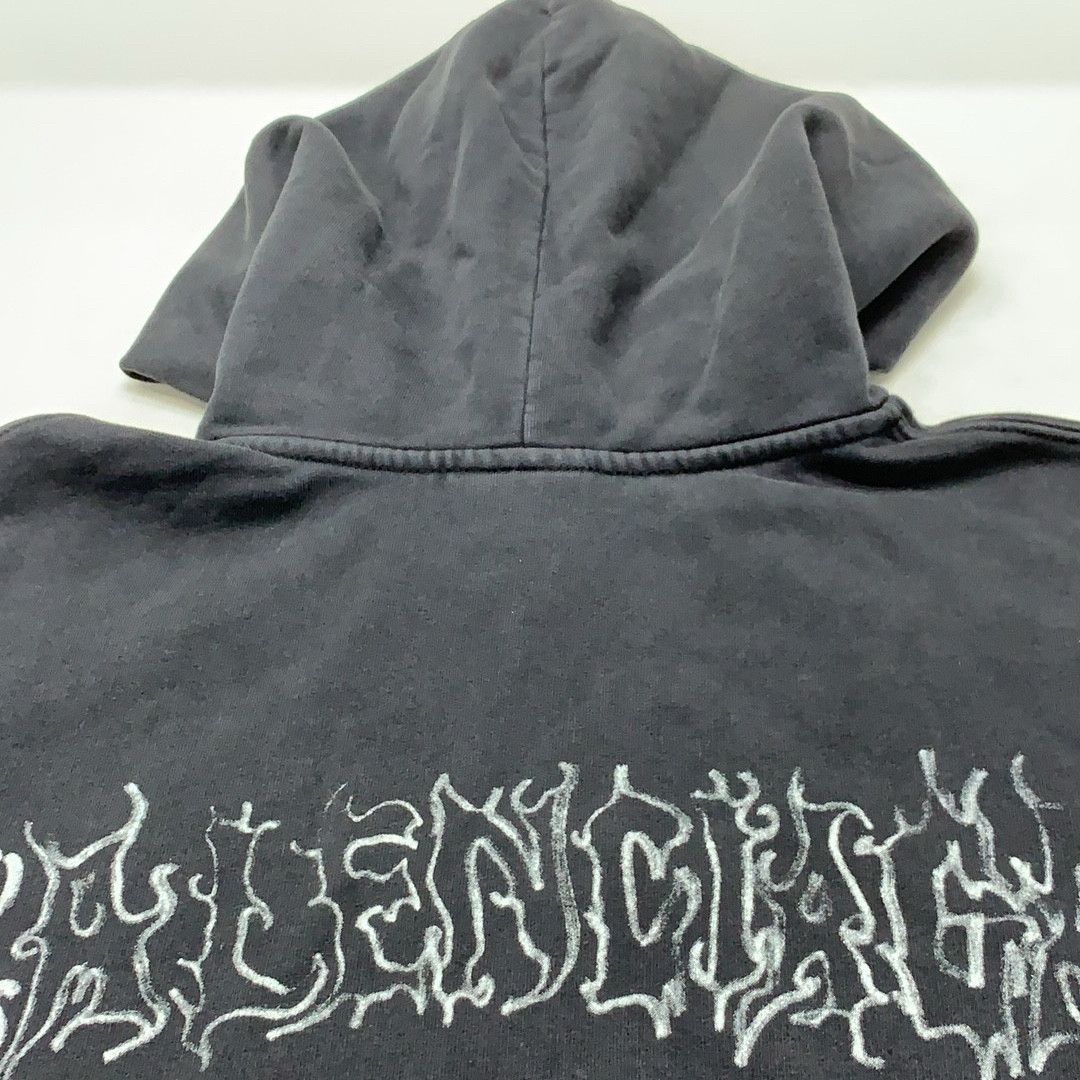 Balenciaga Balenciaga Metal Logo Print Hoodie Size 1 Size US S / EU 44-46 / 1 - 6 Thumbnail