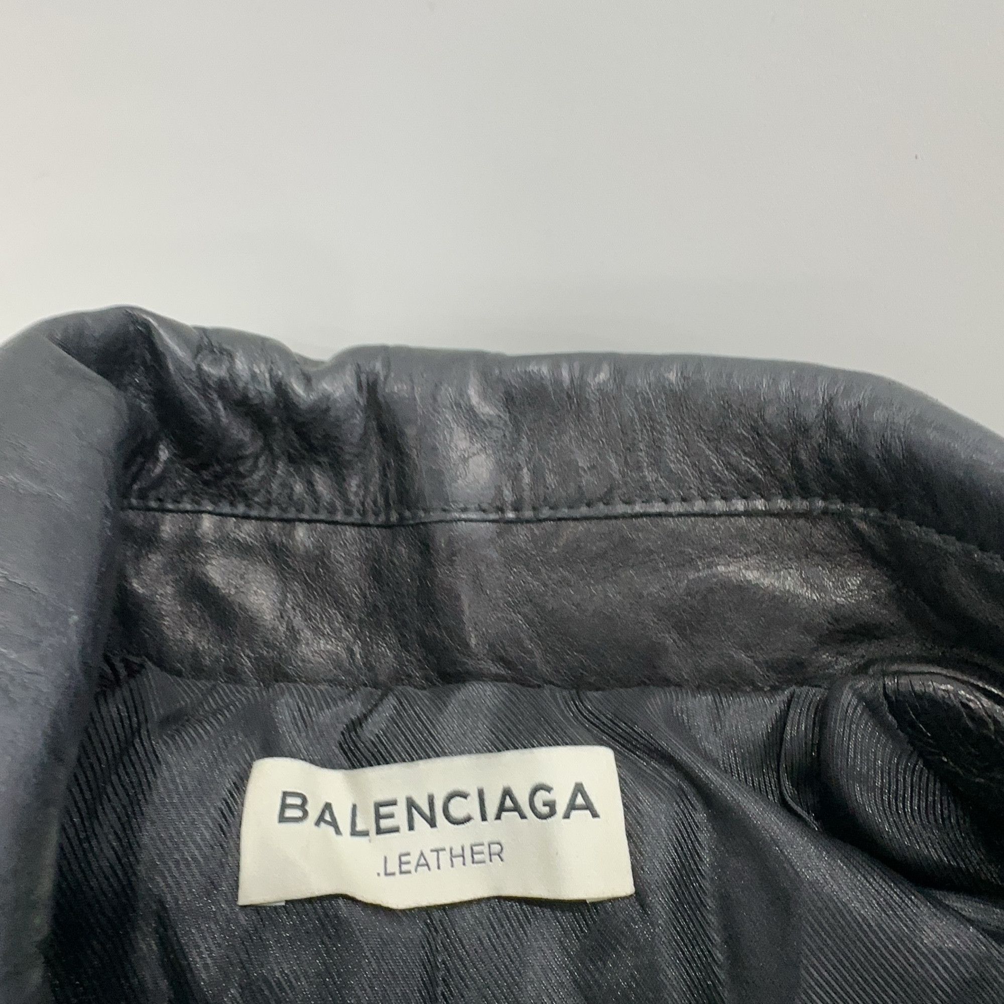 Balenciaga Balenciaga Leather Biker Jacket 36 Size XS / US 0-2 / IT 36-38 - 5 Thumbnail