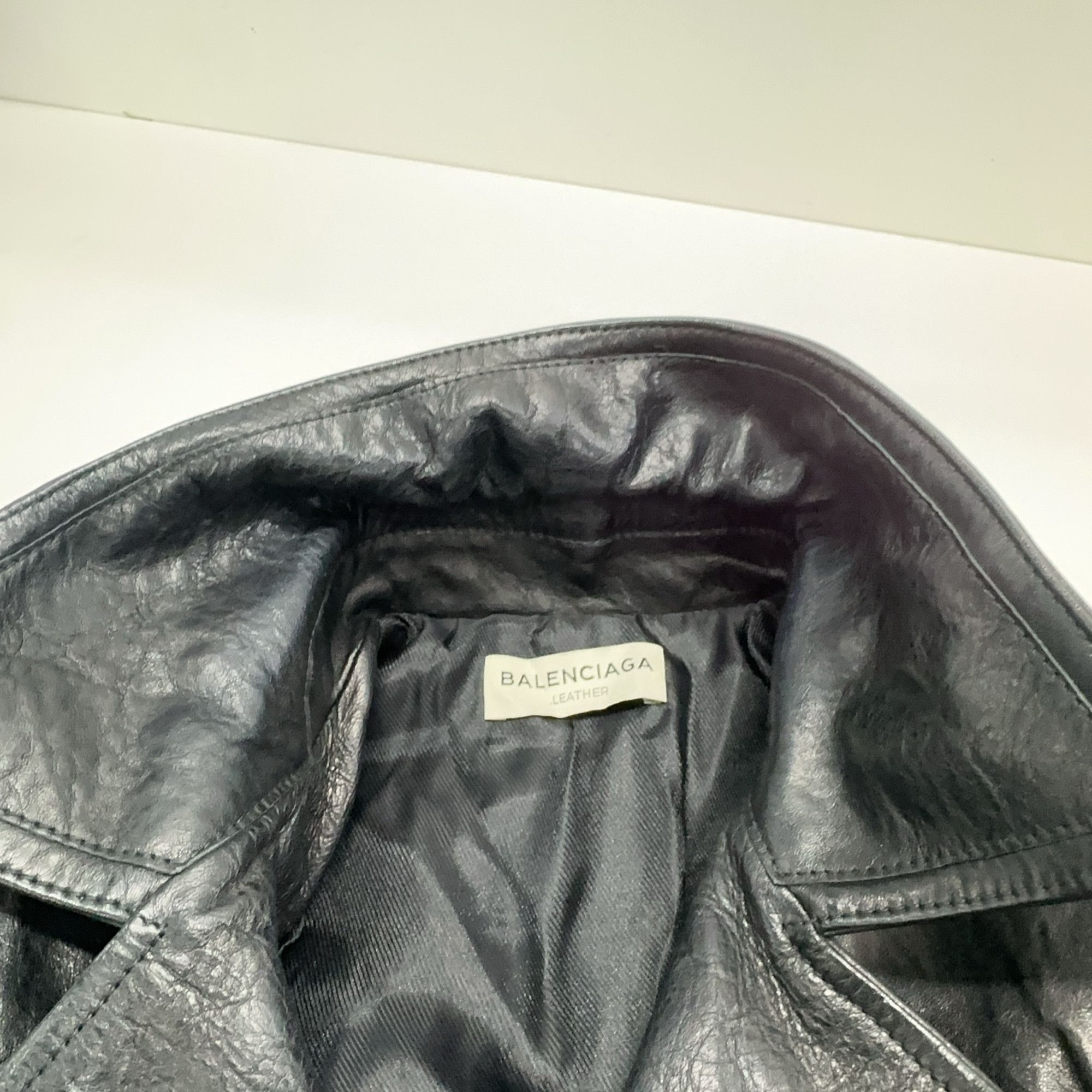 Balenciaga Balenciaga Leather Biker Jacket 36 Size XS / US 0-2 / IT 36-38 - 9 Thumbnail