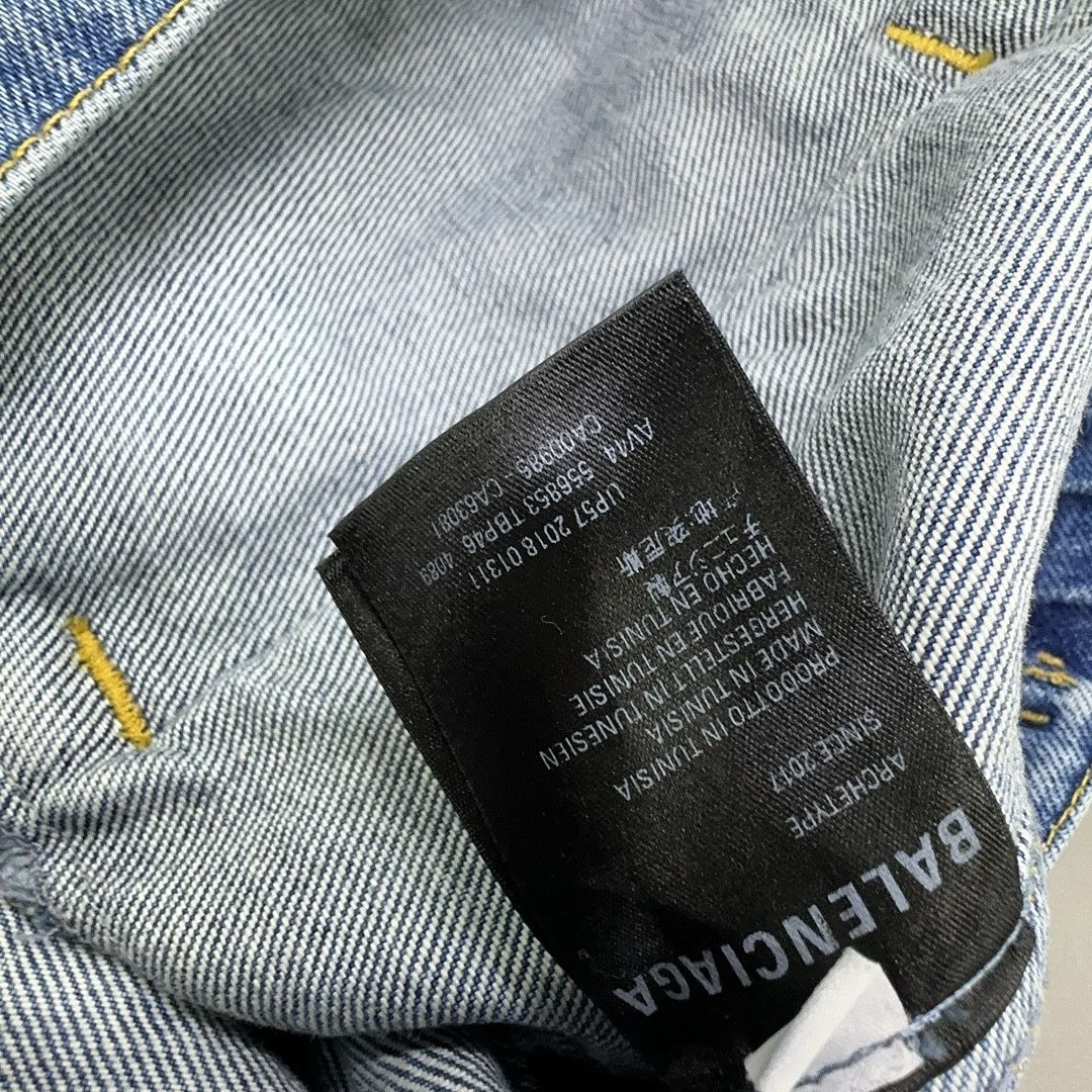Balenciaga Balenciaga Political Campaign Denim Jacket Size 46 Size US S / EU 44-46 / 1 - 5 Thumbnail