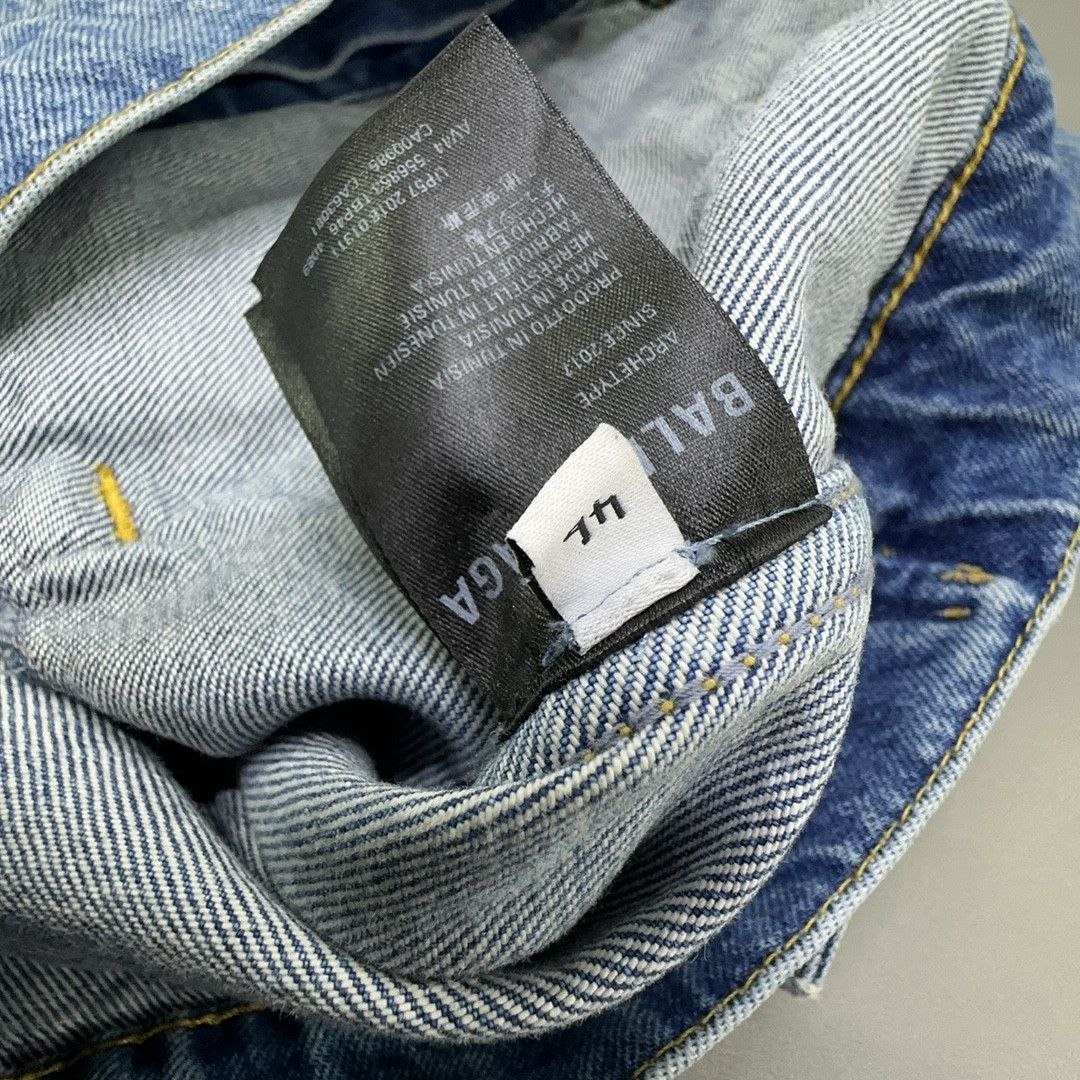 Balenciaga Balenciaga Political Campaign Denim Jacket Size 46 Size US S / EU 44-46 / 1 - 4 Thumbnail