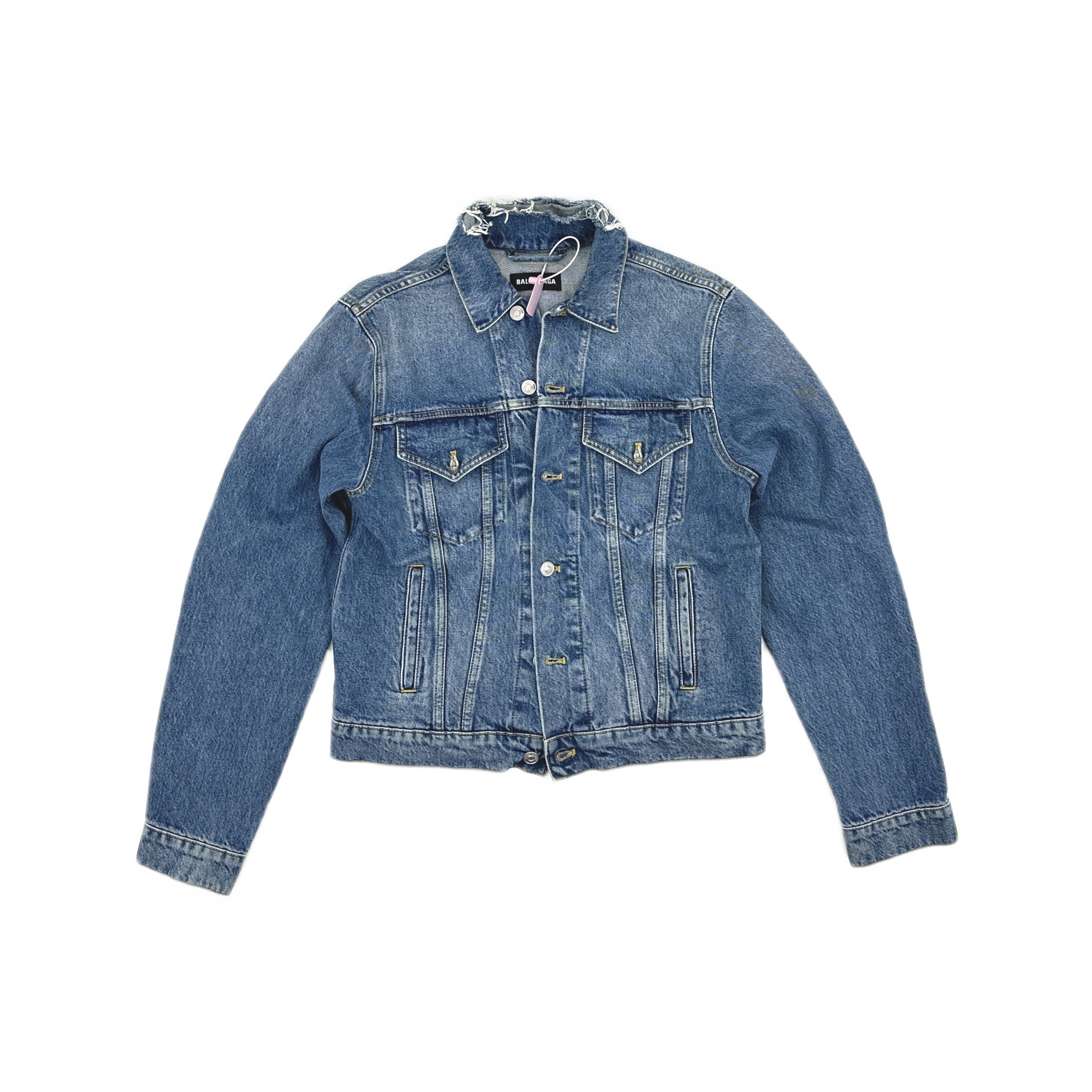 Balenciaga Balenciaga Political Campaign Denim Jacket Size 46 Size US S / EU 44-46 / 1 - 2 Thumbnail