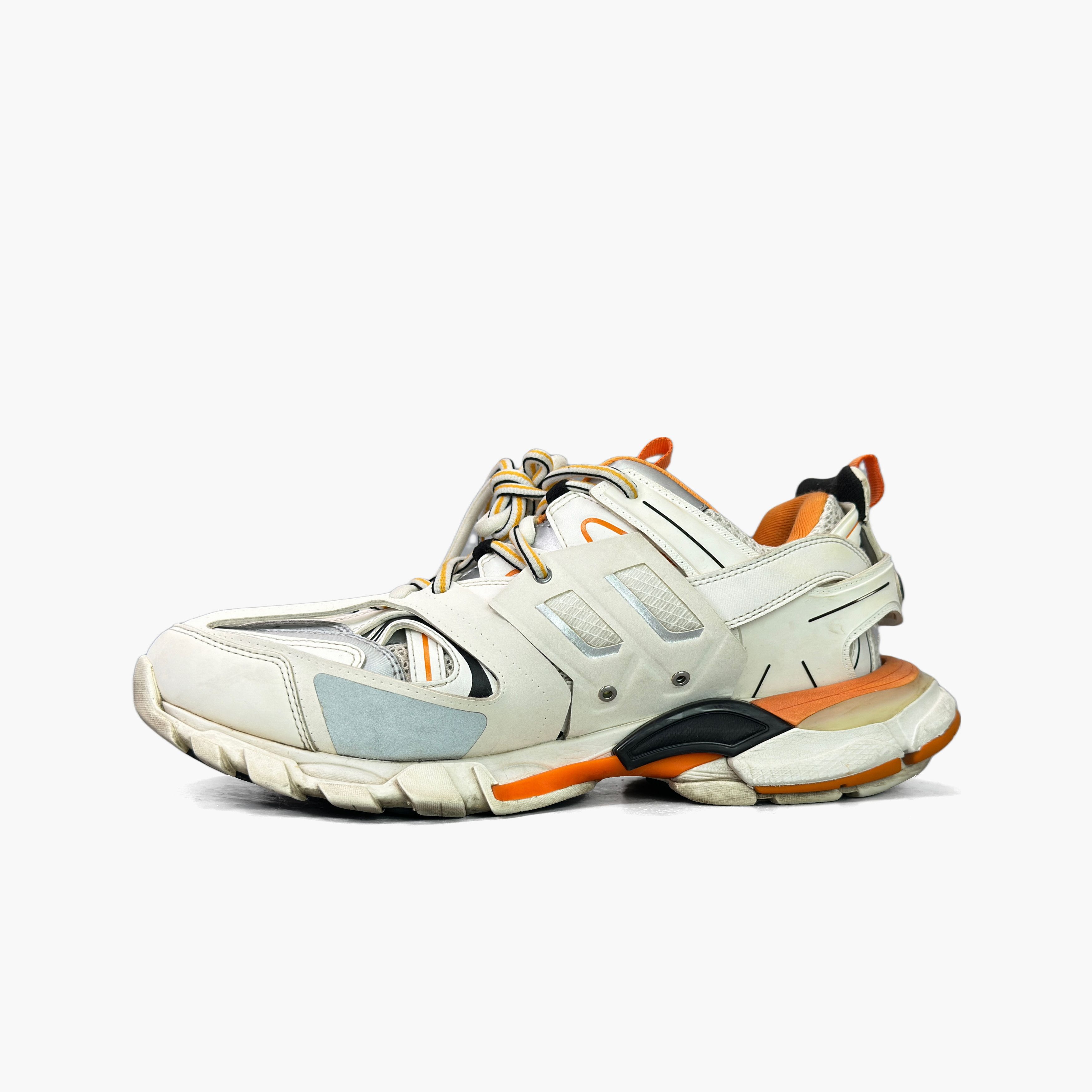 Balenciaga Balenciaga White Orange Track Sneakers 43 Size US 10 / EU 43 - 4 Thumbnail