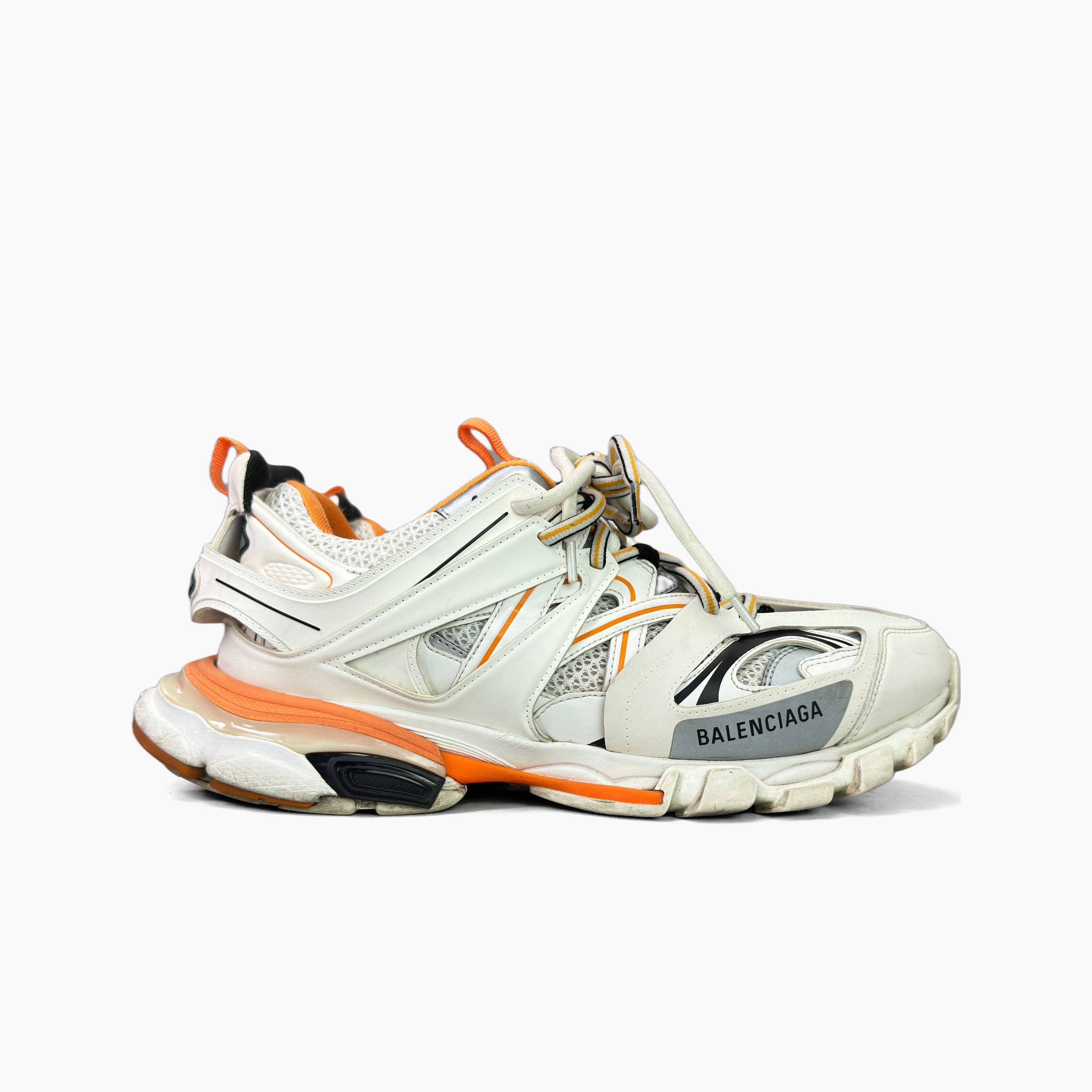 Balenciaga Balenciaga White Orange Track Sneakers 43 Size US 10 / EU 43 - 5 Thumbnail