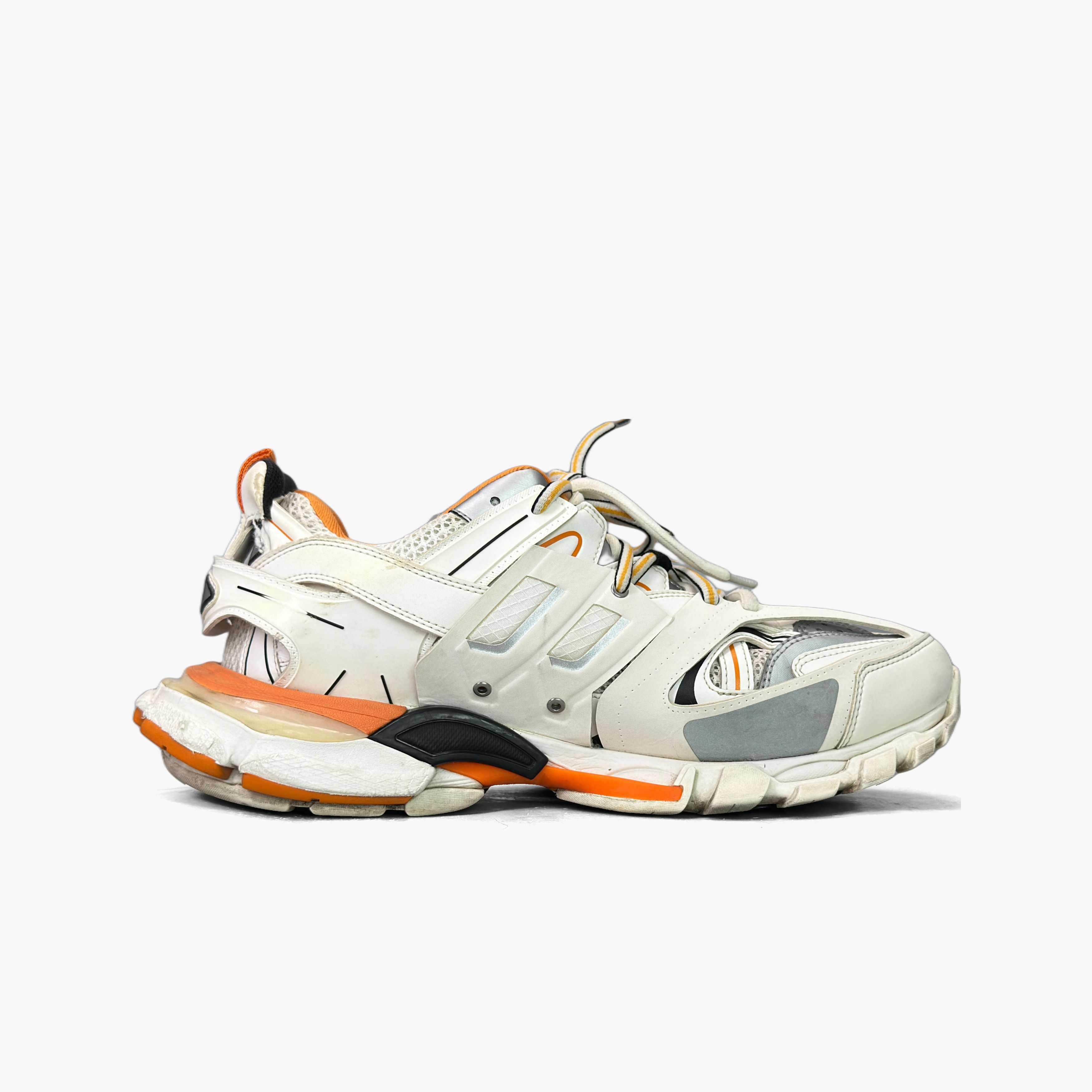 Balenciaga Balenciaga White Orange Track Sneakers 43 Size US 10 / EU 43 - 3 Thumbnail