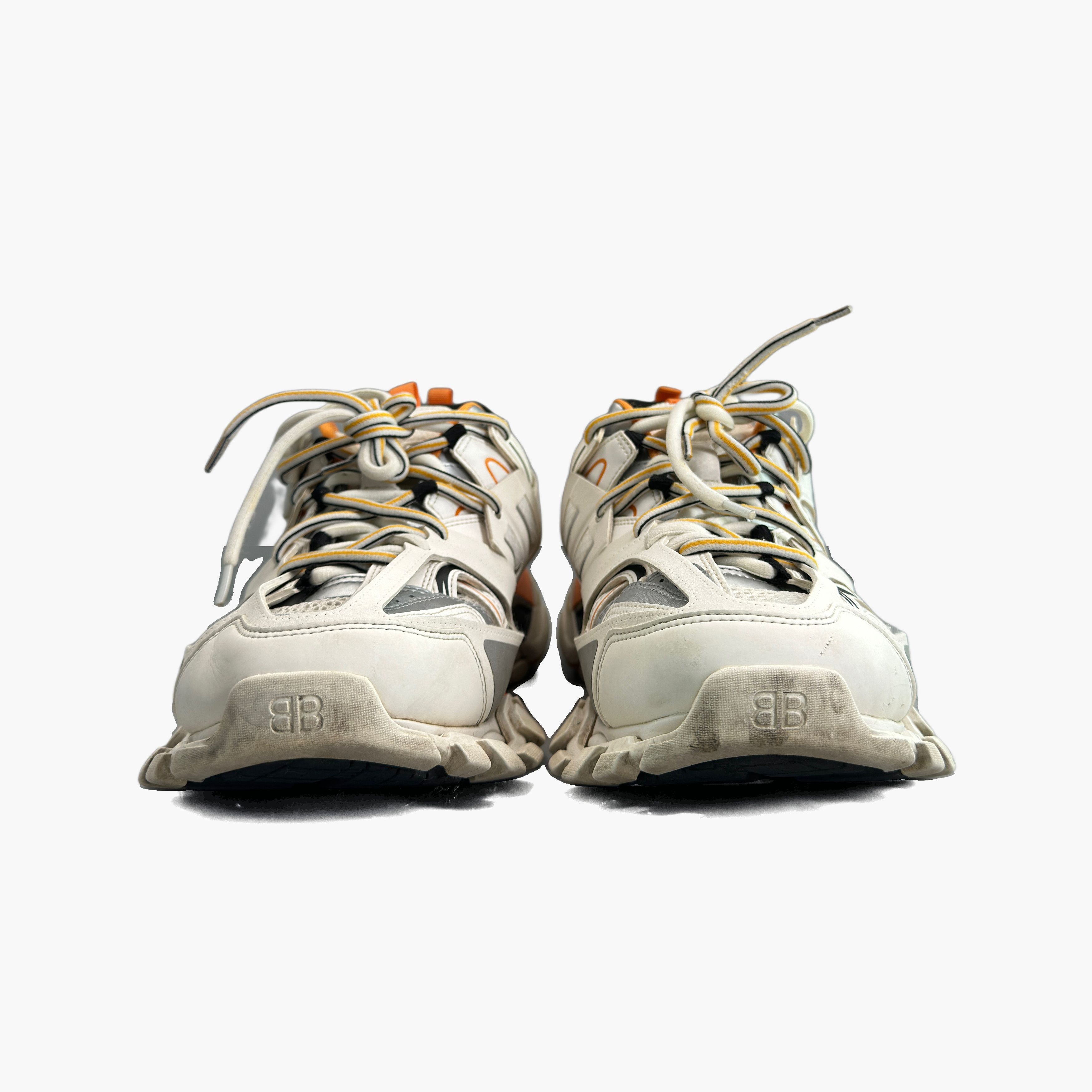 Balenciaga Balenciaga White Orange Track Sneakers 43 Size US 10 / EU 43 - 6 Thumbnail