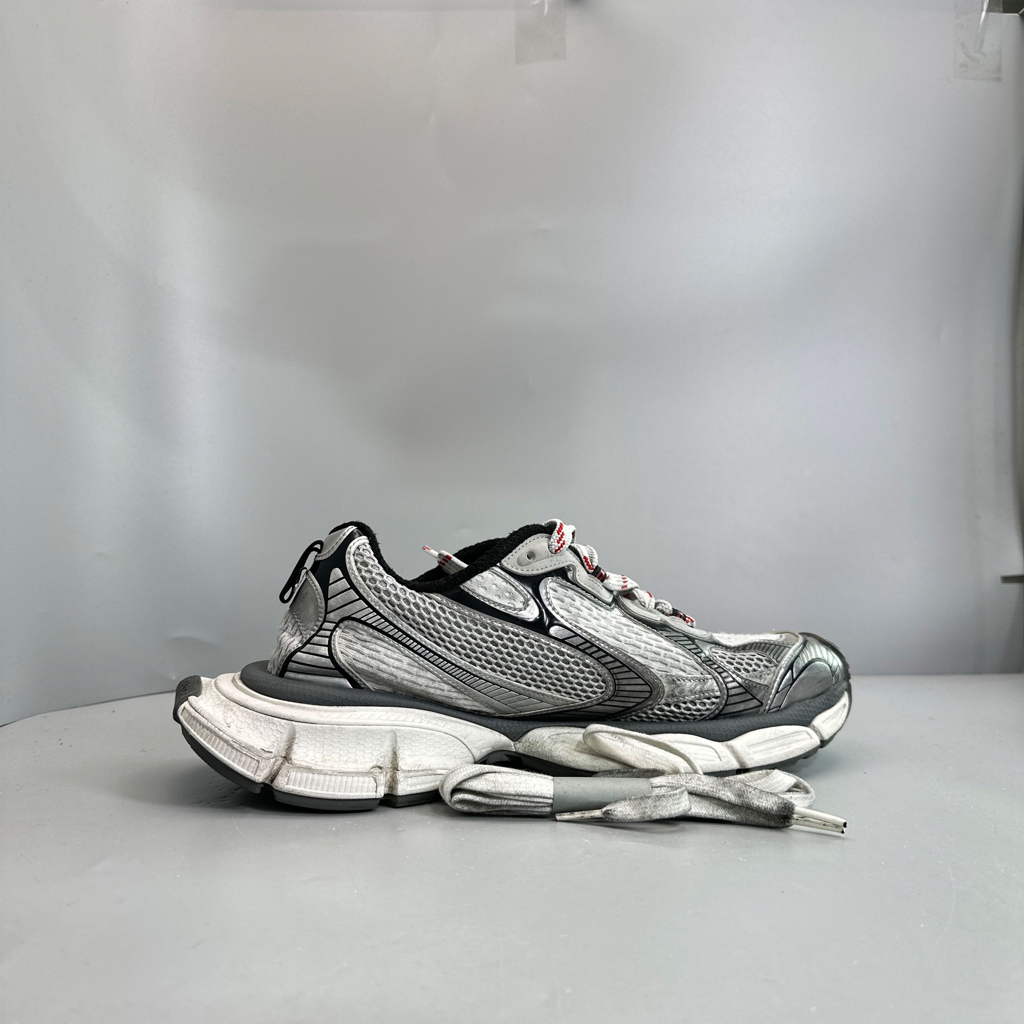Balenciaga Balenciaga 3XL Mesh Sneakers Gray 44 Size US 11 / EU 44 - 11 Thumbnail