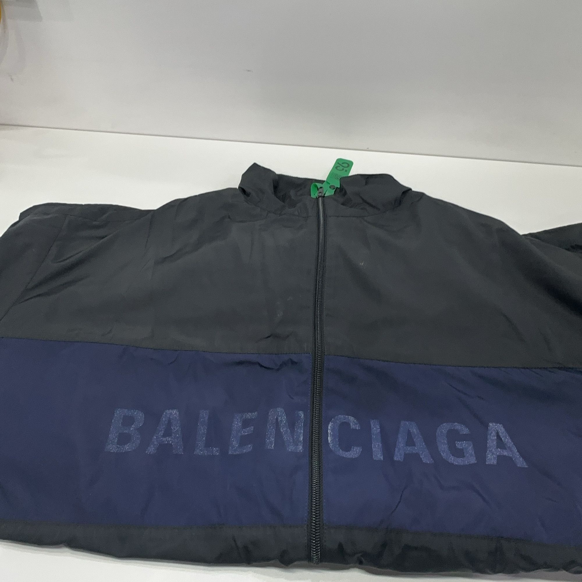 Balenciaga Balenciaga Logo Print Zip-Up Jacket Size L Size US L / EU 52-54 / 3 - 8 Thumbnail