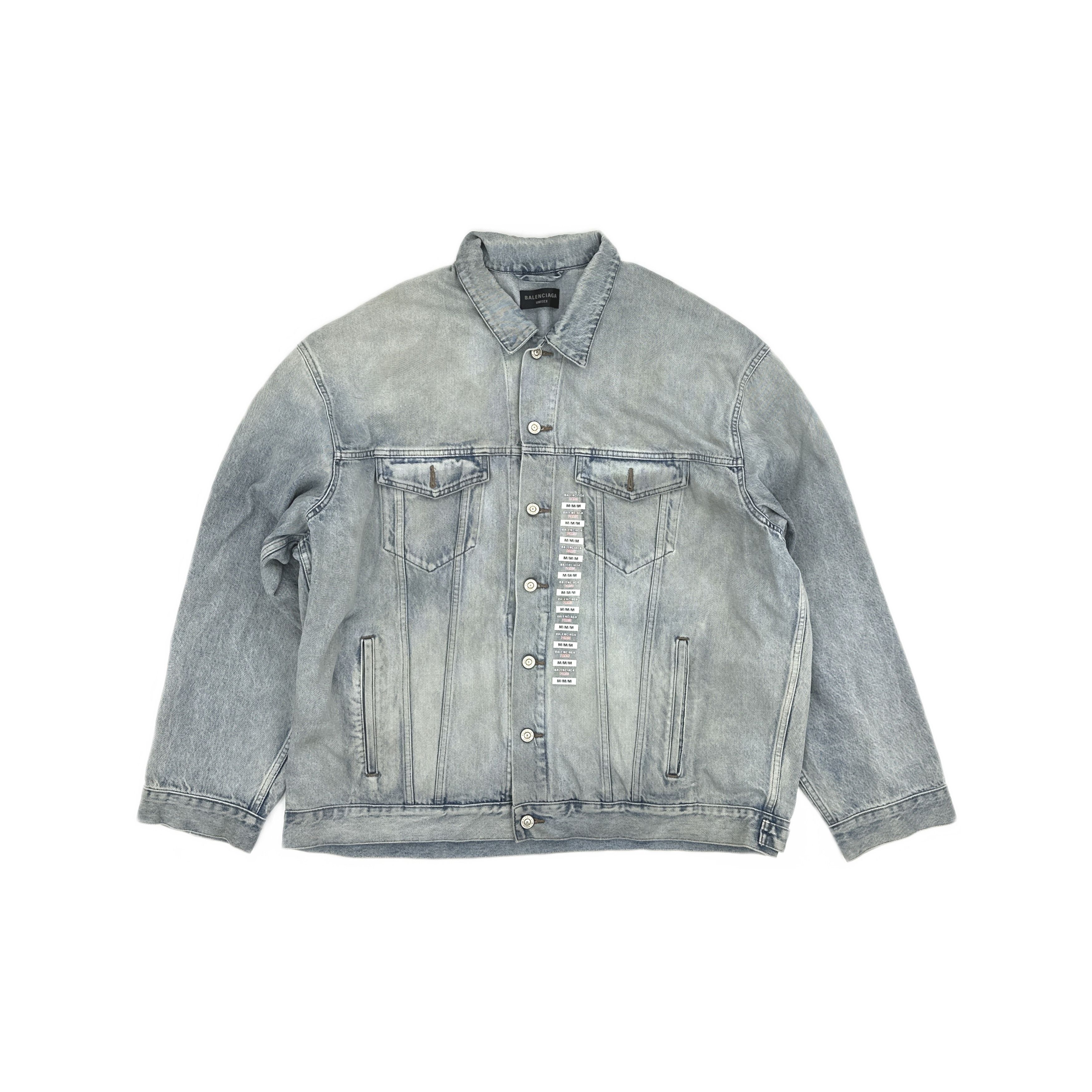 Balenciaga Balenciaga Washed Denim Jacket Size 3 Size US L / EU 52-54 / 3 - 2 Thumbnail