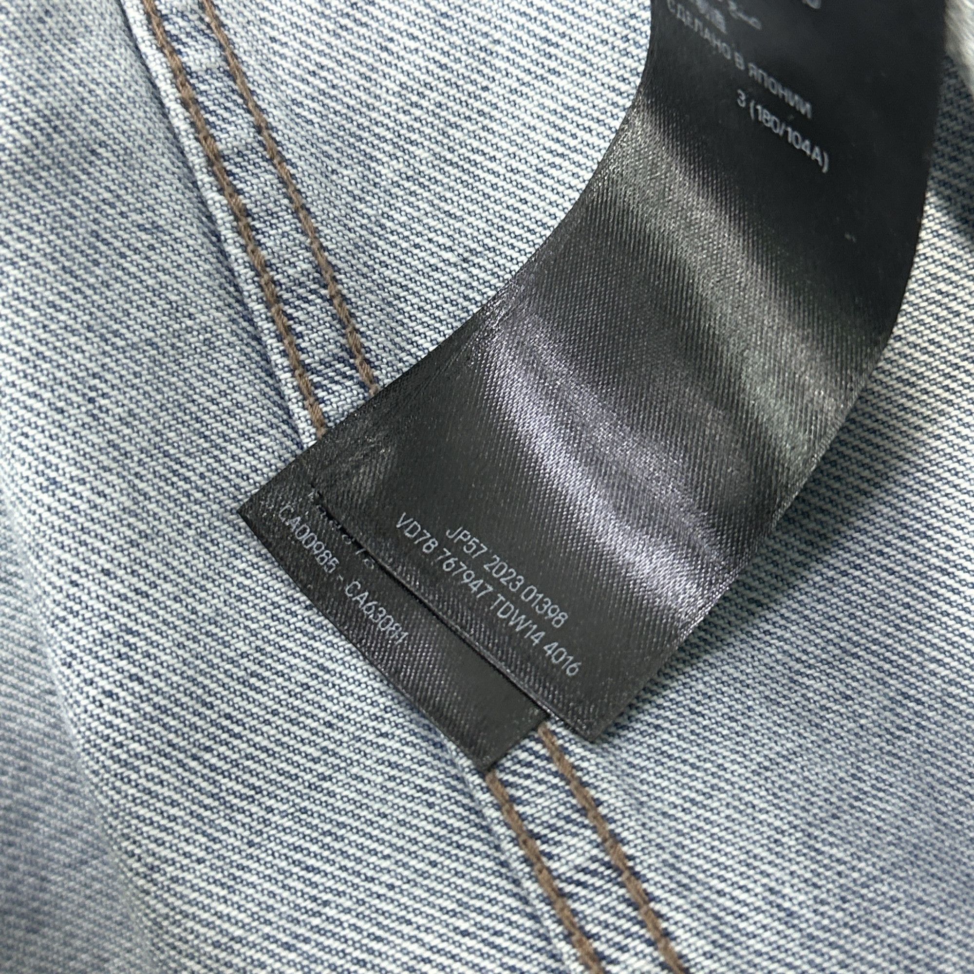 Balenciaga Balenciaga Washed Denim Jacket Size 3 Size US L / EU 52-54 / 3 - 5 Thumbnail