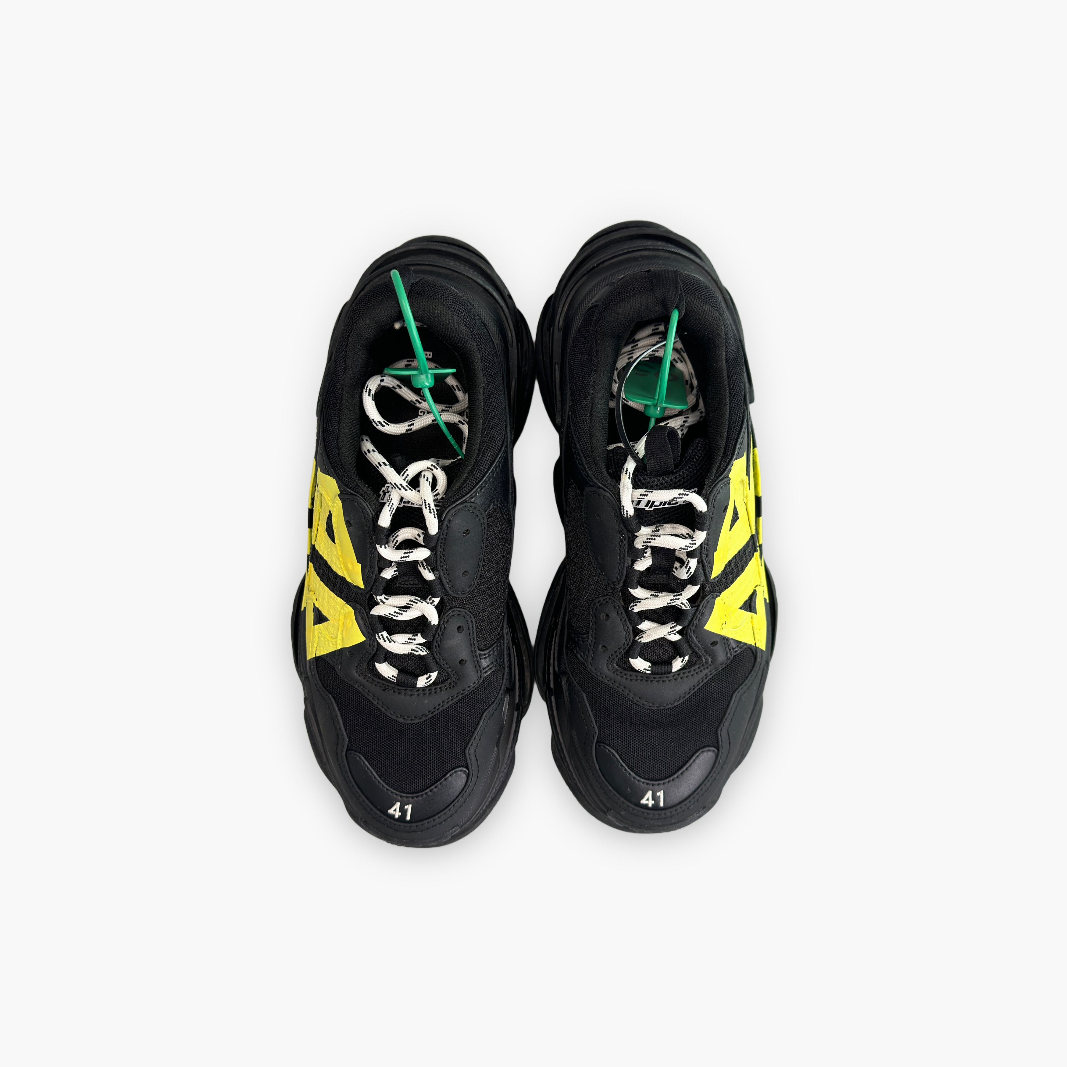Balenciaga Balenciaga Triple S Tape Type Low-Top Sneakers 41 Size US 8 / EU 41 - 10 Thumbnail