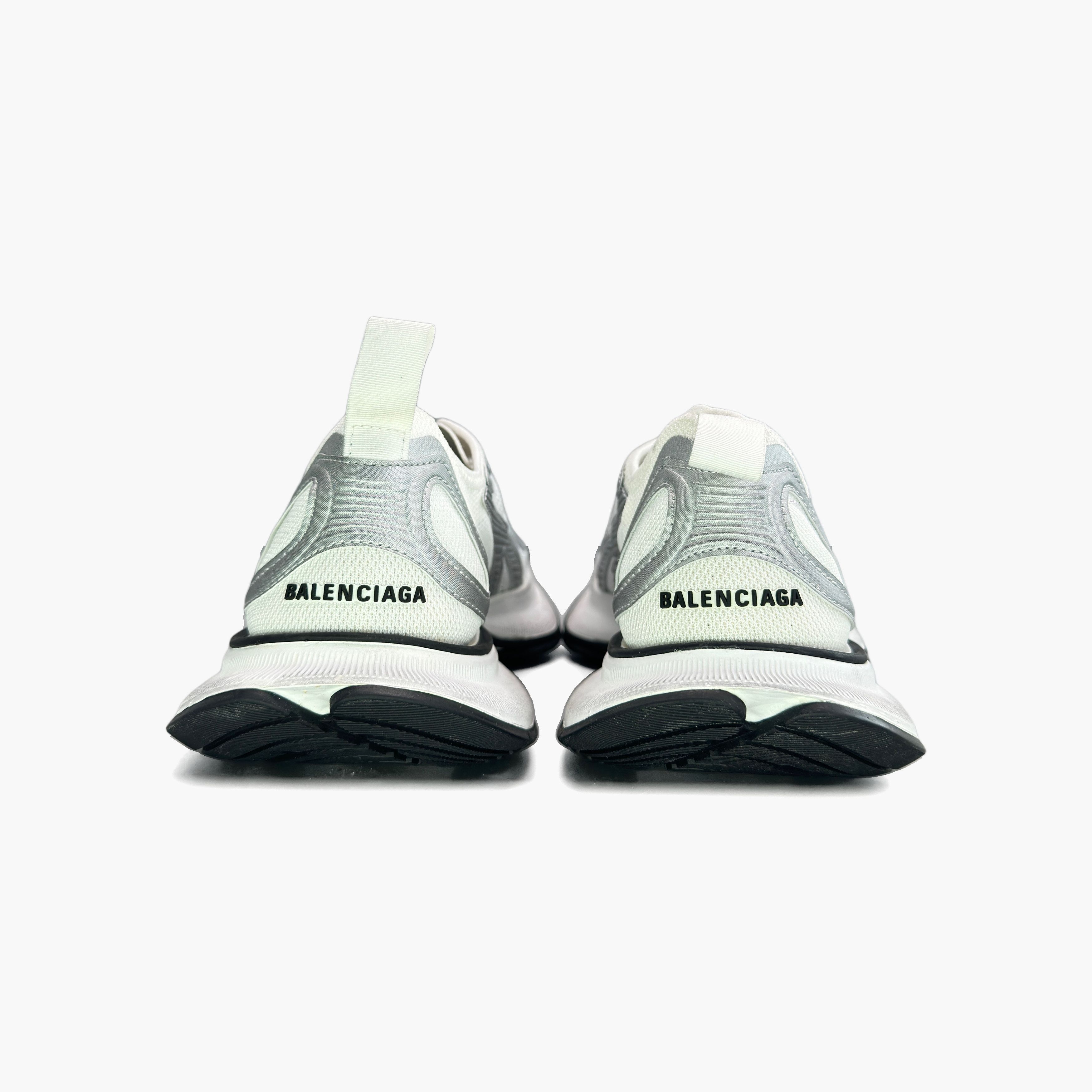Balenciaga Balenciaga White Silver Circuit Sneakers 41 Size US 8 / EU 41 - 7 Thumbnail