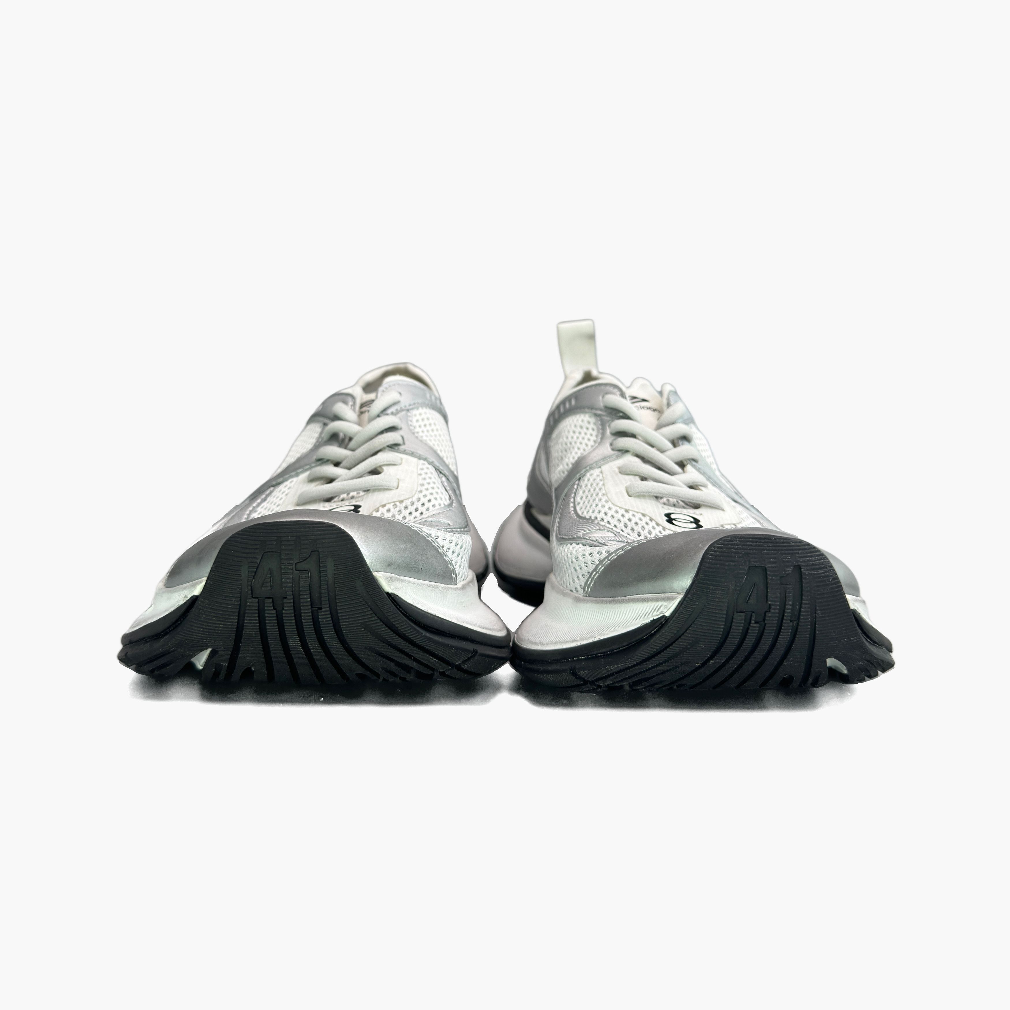 Balenciaga Balenciaga White Silver Circuit Sneakers 41 Size US 8 / EU 41 - 6 Thumbnail