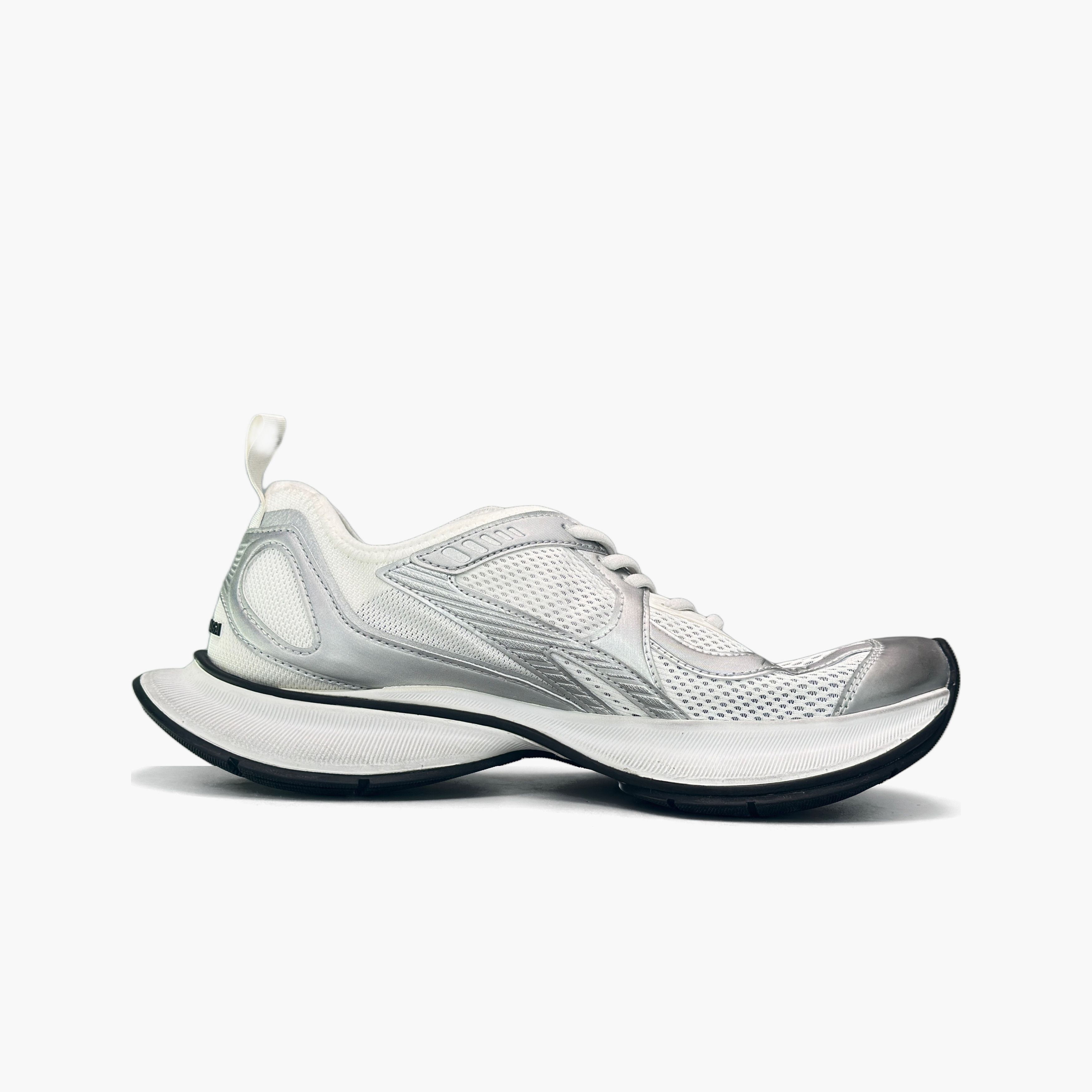 Balenciaga Balenciaga White Silver Circuit Sneakers 41 Size US 8 / EU 41 - 3 Thumbnail