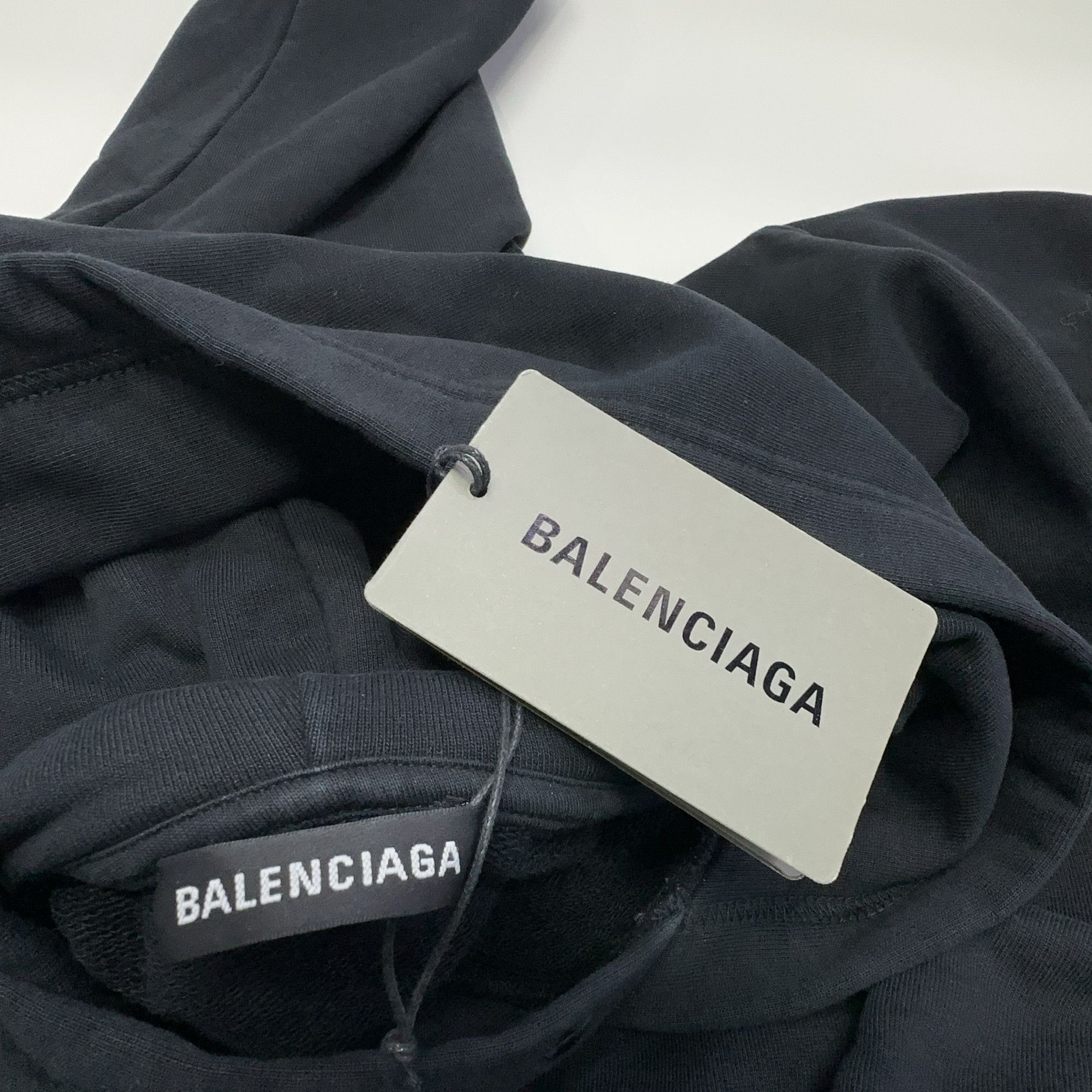 Balenciaga Balenciaga Back Logo Hoodie XS Size US XS / EU 42 / 0 - 5 Thumbnail