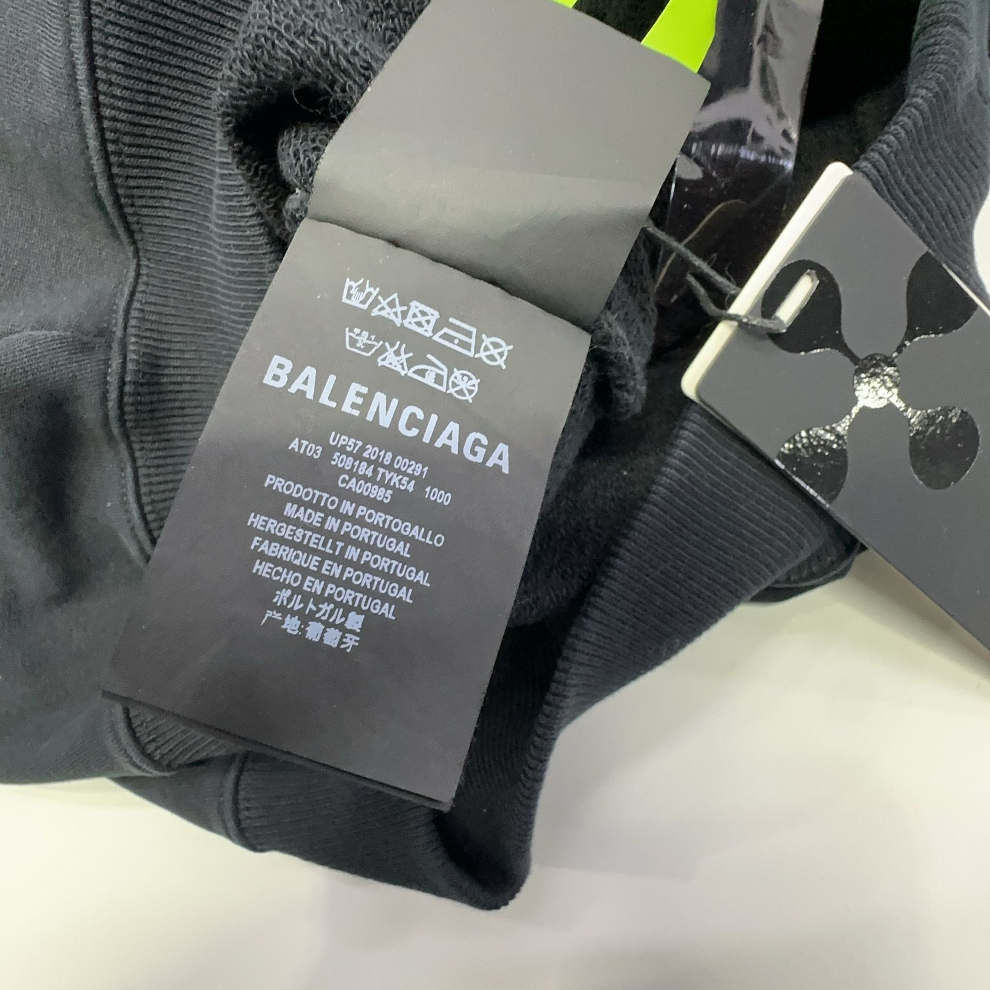 Balenciaga Balenciaga Back Logo Hoodie XS Size US XS / EU 42 / 0 - 4 Thumbnail